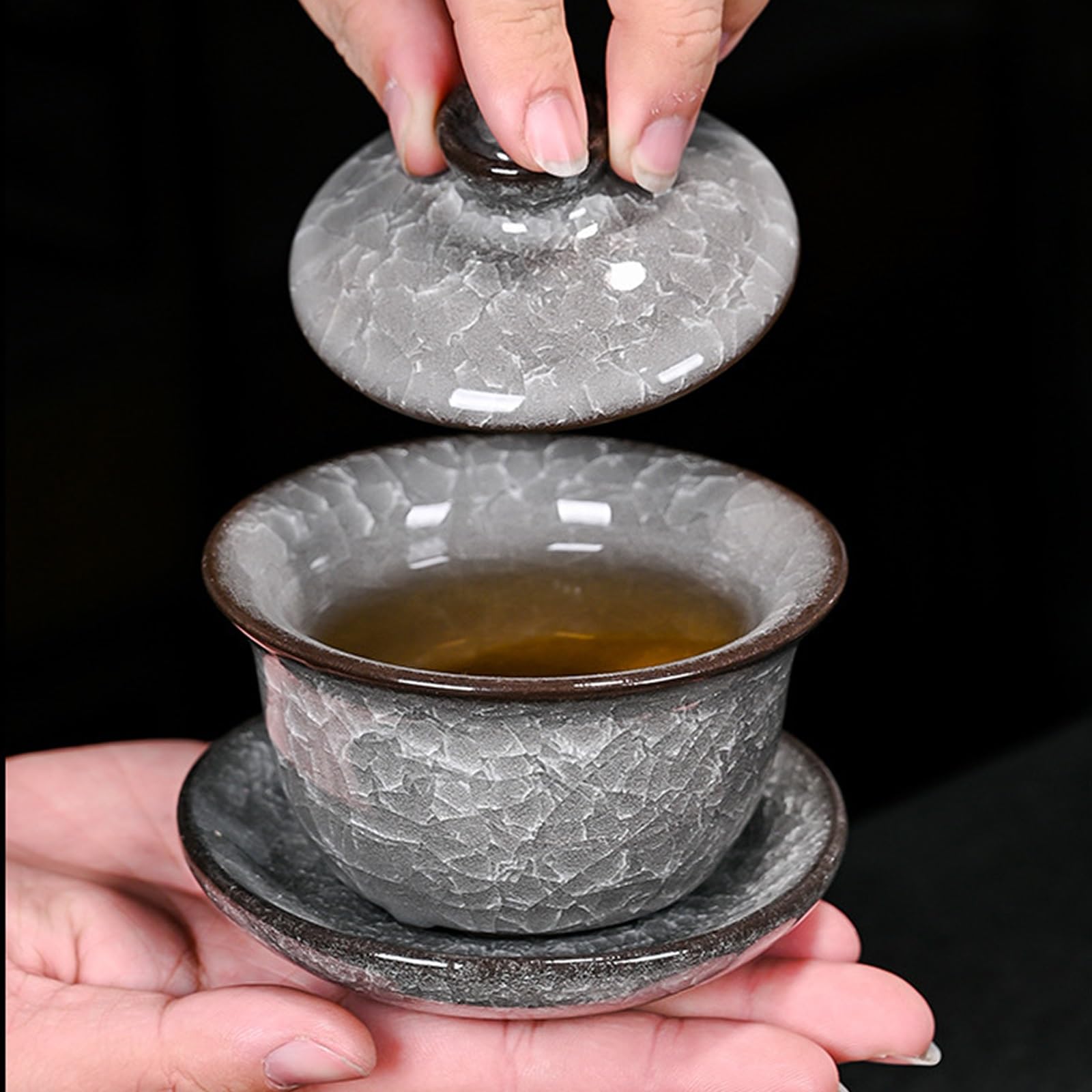 Premium Chinese Gongfu Tea Set - Authentic Asian Tea Ceremony Kit for Adults, Portable & Reusable with Travel Bag - Perfect for Home, Office, Gifting, Camping & Outdoor Tea Parties