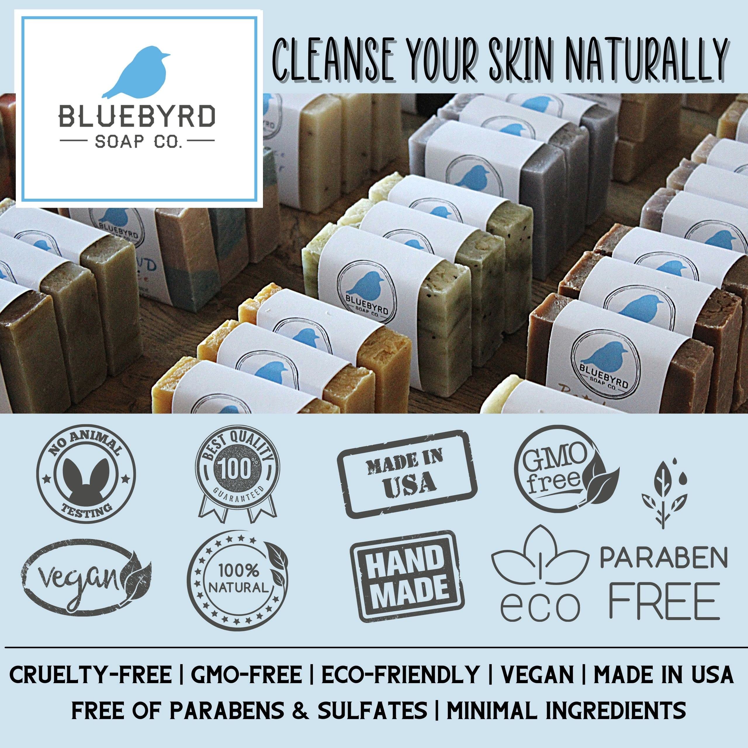 Bluebyrd Soap Co. Monkey Farts Vegan Soap Bar - Handmade Natural Olive & Coconut Oil Soap for Kids & Teens | Fruity Scented Body Wash | Perfect for Bath Time, Birthday Gifts & Sensitive Skin Care