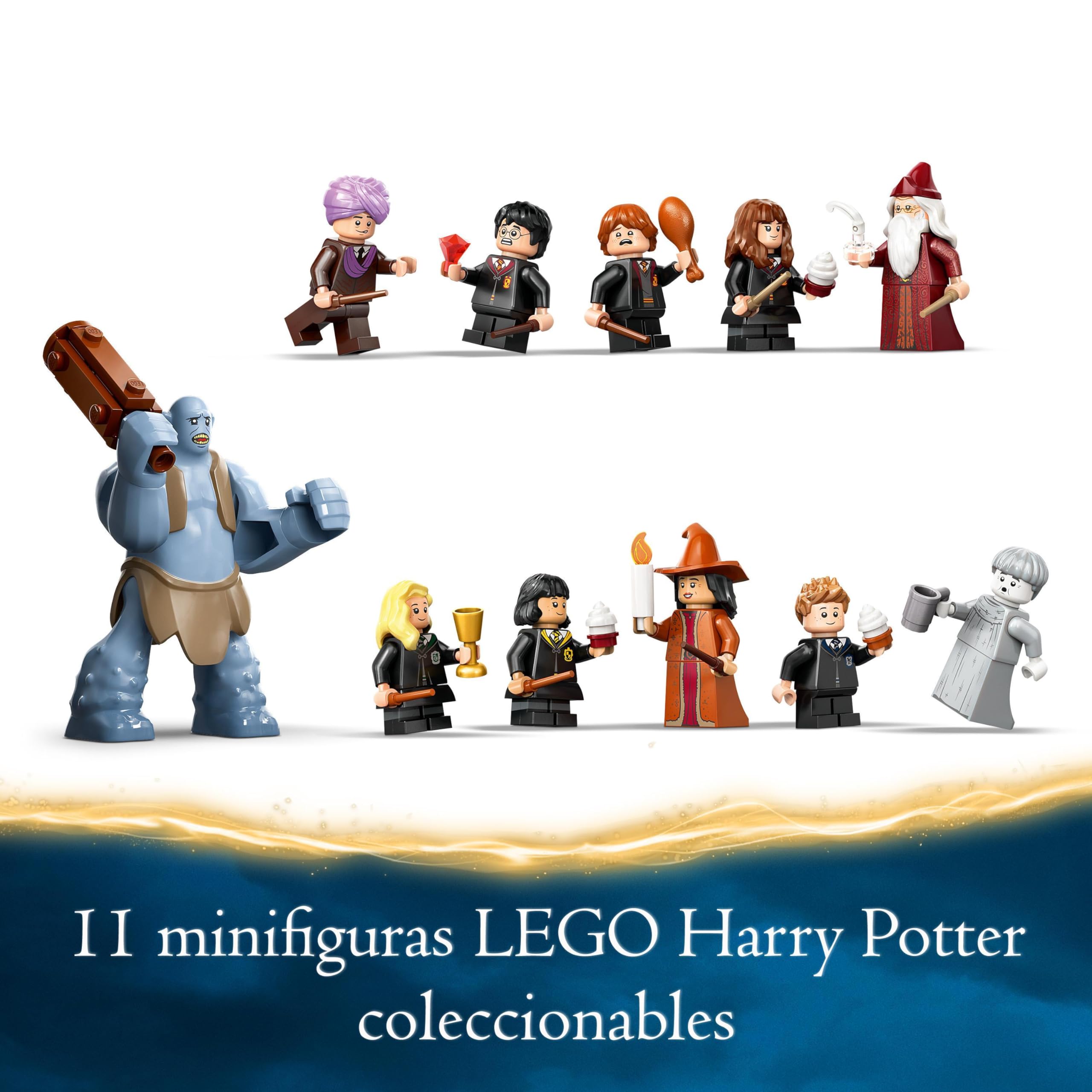 LEGO Harry Potter Hogwarts Castle: Great Hall Toy Set with 11 Minifigures Including Hermione Granger & Ron Weasley, Gift for Kids 10+ (76435) - Perfect for Harry Potter Fans, Birthday Gifts & Collectors