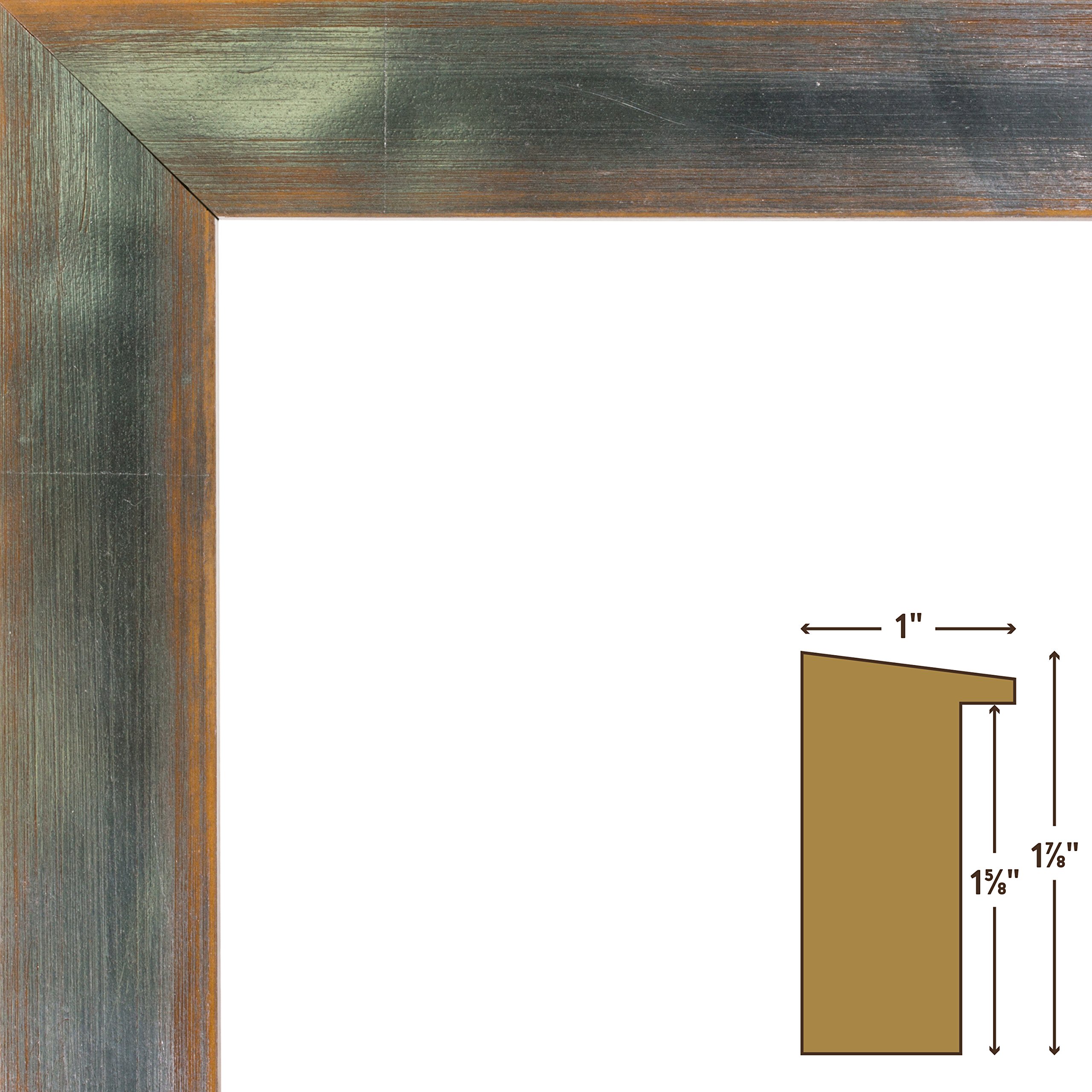 Craig Frames Siena 18x36 Inch Silver Picture Frame - Perfect for Wall Decor