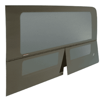 CR Laurence Driver Side Rear Quarter Dual Vent Window for Mercedes-Benz Sprinter 144 WB (2007-2024) - Perfect for Van Customization & RV Upgrades