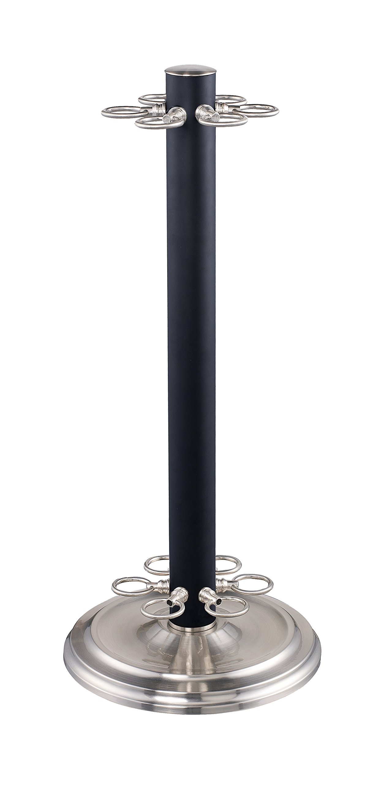Z-Lite CSMB+BN Billiard Cue Stand - Matte Black Finish for Pool Tables, Game Rooms & Professional Use
