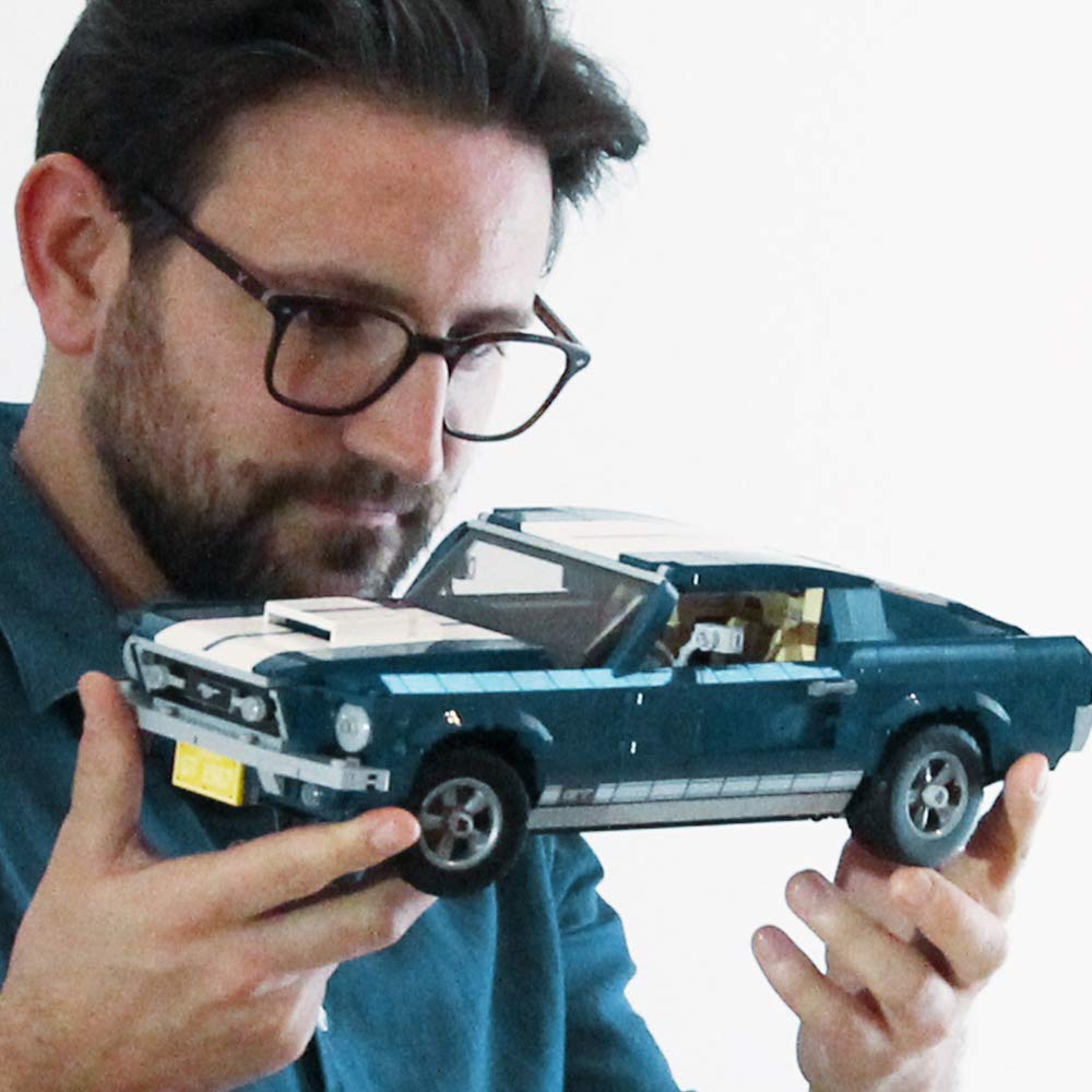 LEGO Creator Expert Ford Mustang 10265 Building Kit - 1471-Piece Collector's Model Car with Detailed Interior & V8 Engine | Perfect for Home Office Display, Gifts for Adults & Teens | Great for Car Enthusiasts & LEGO Fans