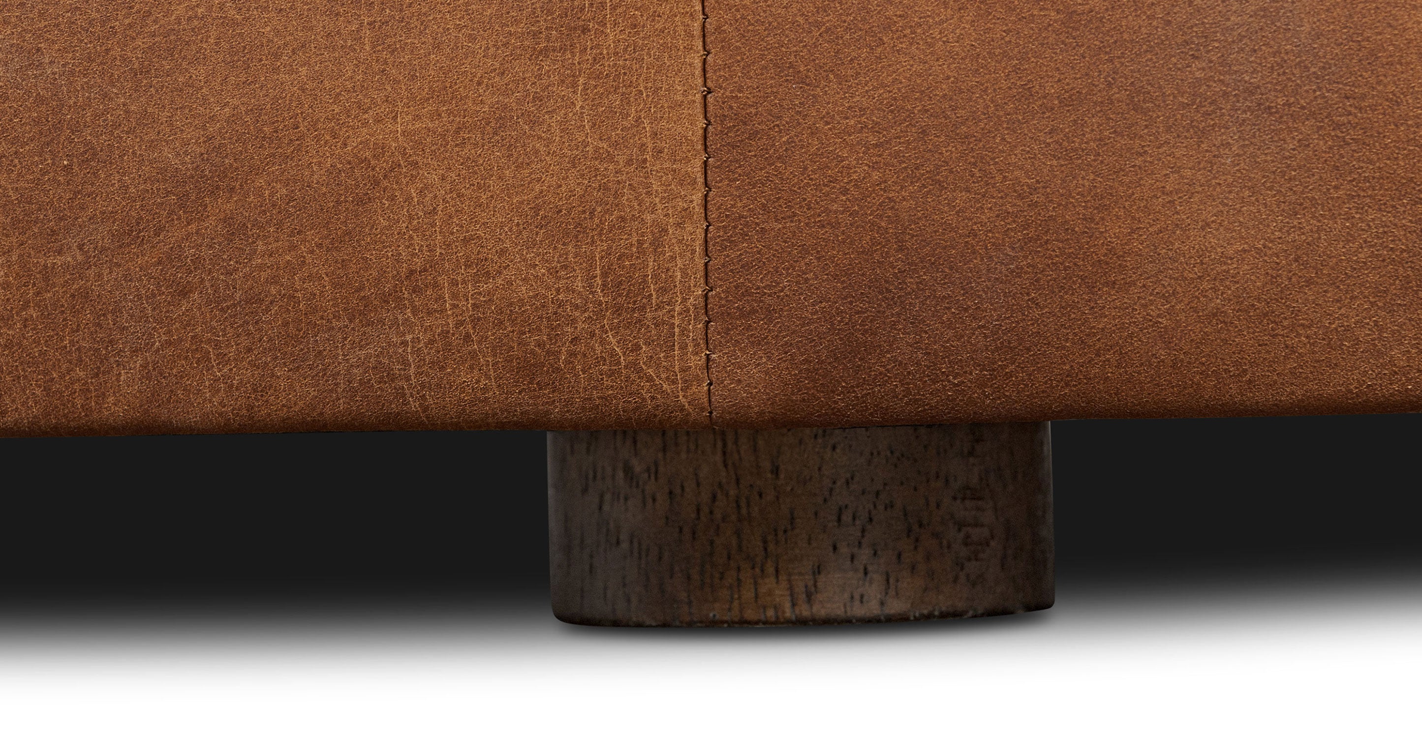 Zahra Genuine Leather Storage Ottoman Bench with Lift Top - Extra Large Footrest, Coffee Table & Hidden Storage for Living Room, Bedroom & Nursery