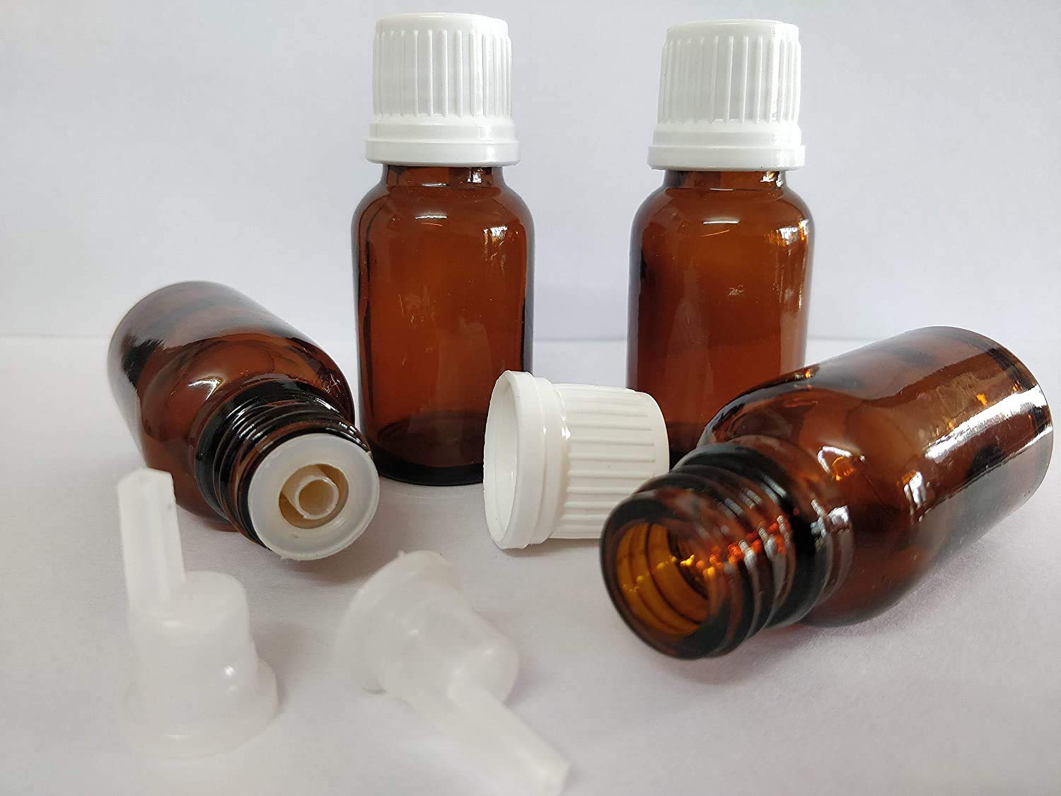 Premium 15ml Amber Glass Bottles with Leak-Proof Euro Dropper - 6 Pack for Essential Oils, CBD Oil, Tinctures & Herbal Medicine | Perfect for DIY Skincare, Aromatherapy & Travel-Sized Storage