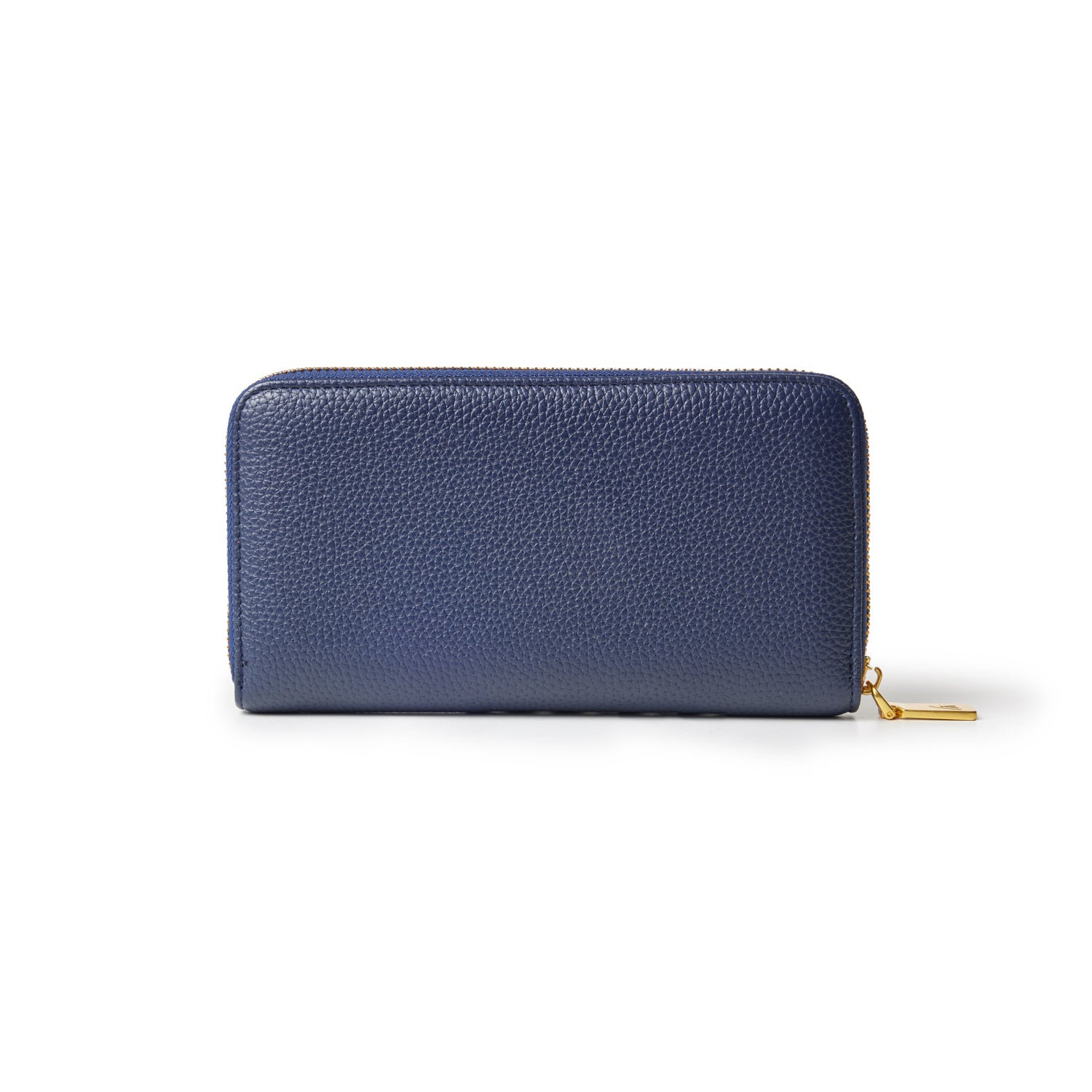Premium Standard Pebble Wallet in Navy Blue - Slim RFID Blocking Minimalist Wallet for Men & Women - Perfect for Travel, Business & Everyday Use