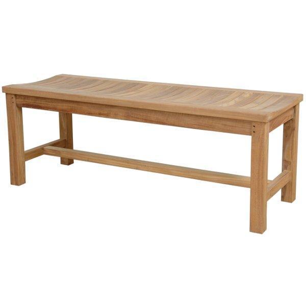 Madison 59 Backless Bench - Modern Wooden Entryway Bench for Hallway, Living Room & Bedroom - Stylish & Durable Home Decor Furniture