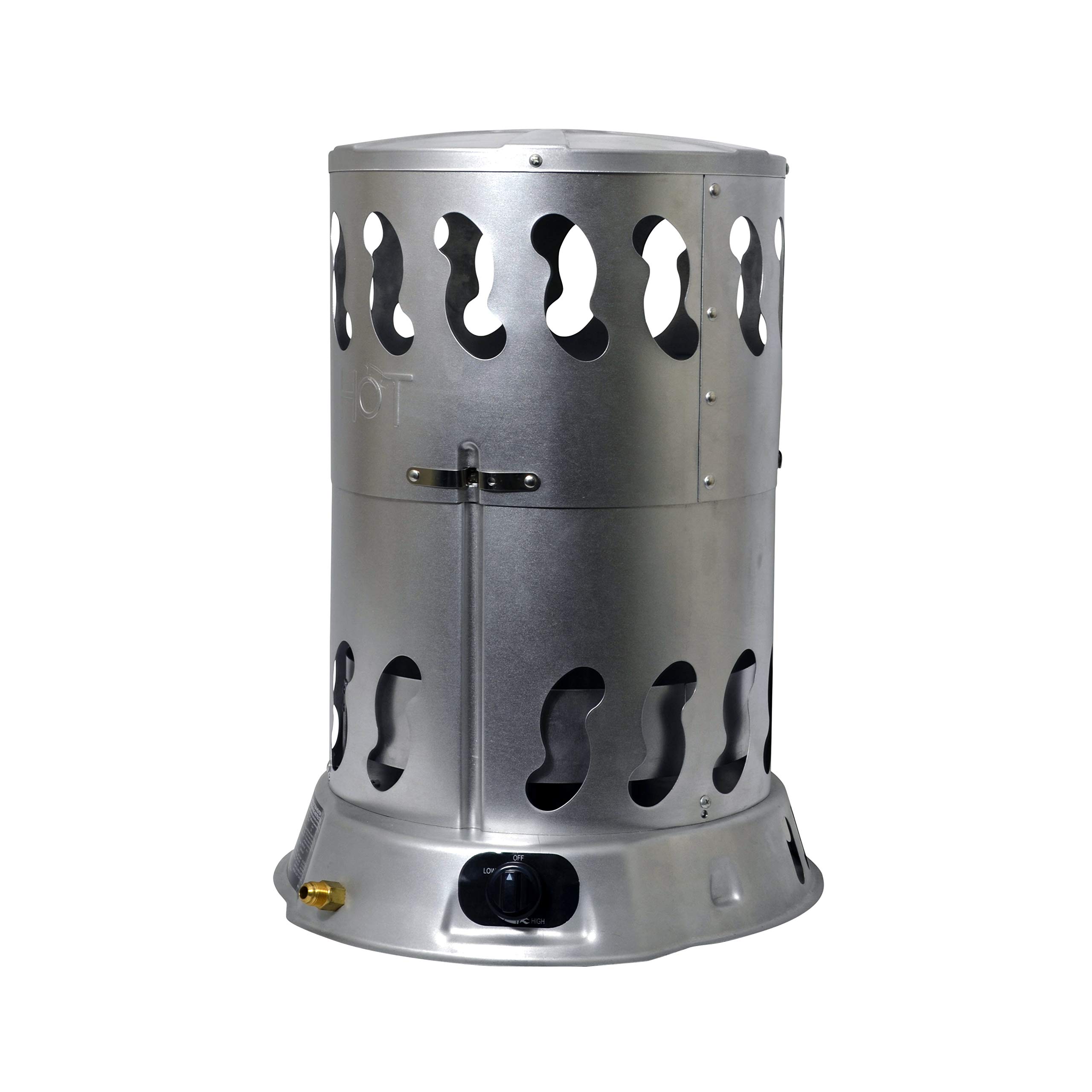 Mr. Heater Corporation 30K-80K BTU Convection Heater - Silver - Indoor/Outdoor Portable Heating for Garages, Workshops & Camping