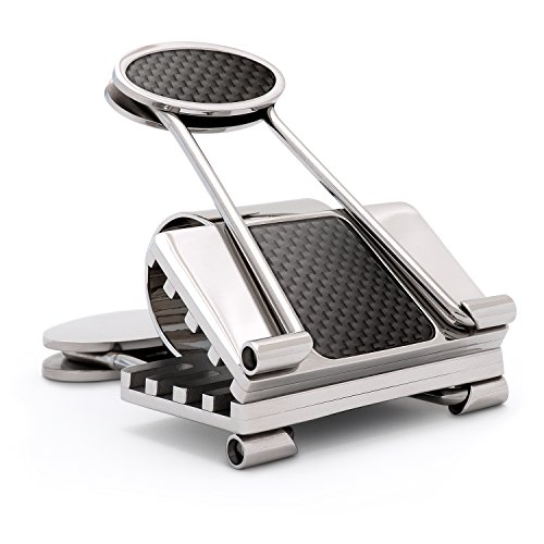 Silver/Black Carbon Fiber