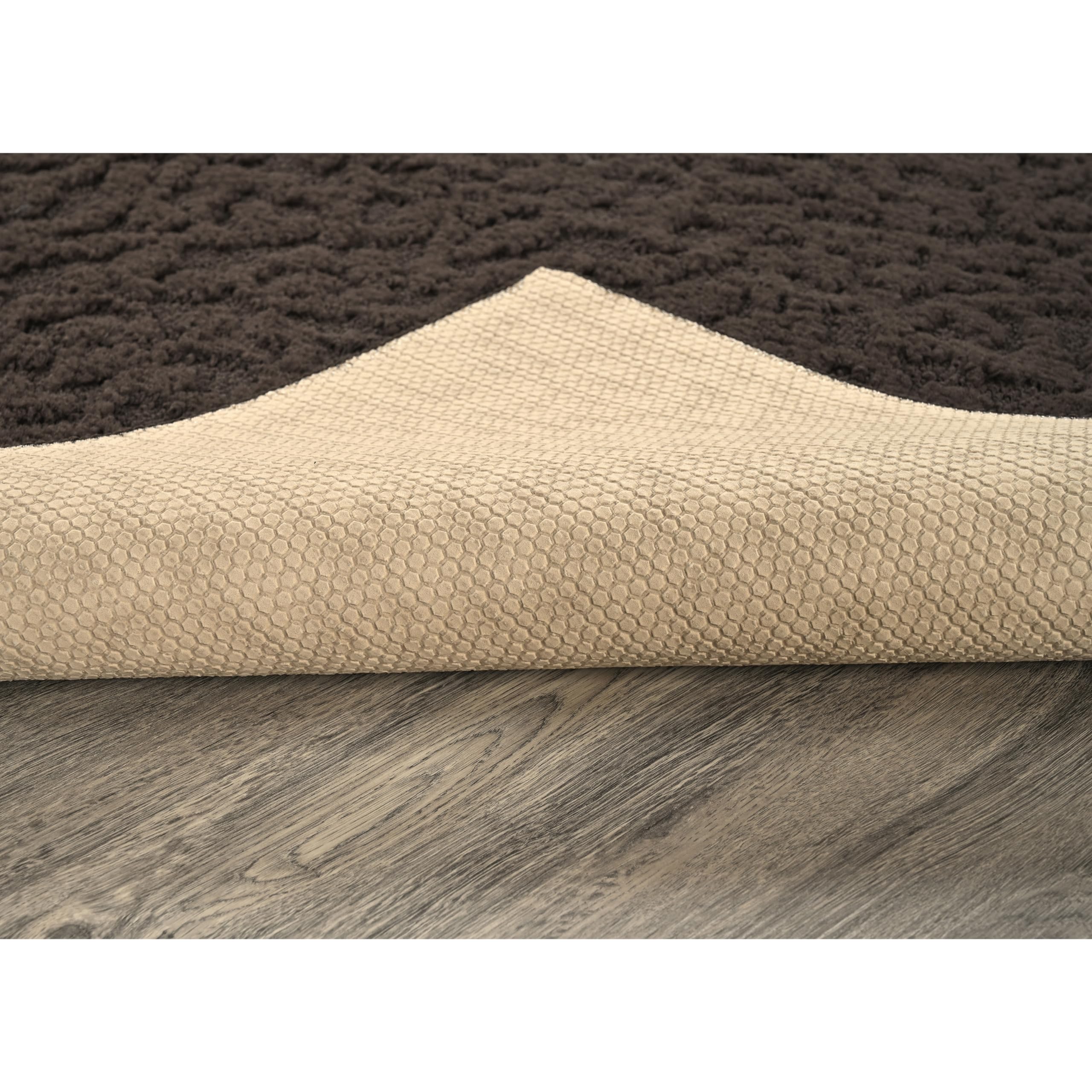 Garland Rug Ivy Area Rug 12x12 Feet Chocolate Brown - Large Non-Slip Living Room Rug for Home Decor, Bedroom, Dining Room, Office