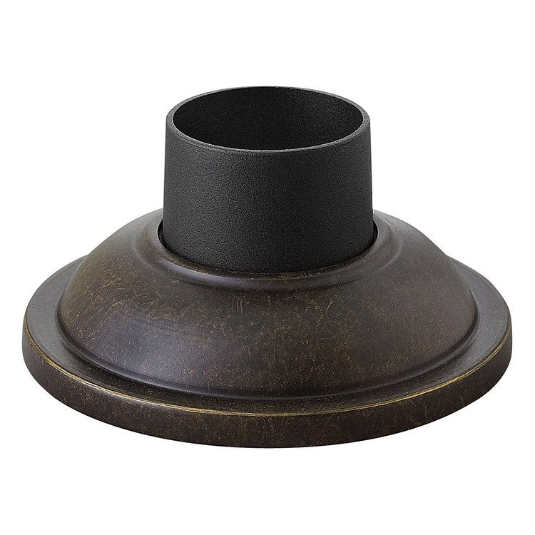 7 Inch Aluminum Plain Pier Mount Base - Heavy Duty & Weatherproof for Outdoor Lighting, Security Cameras, and Flagpoles