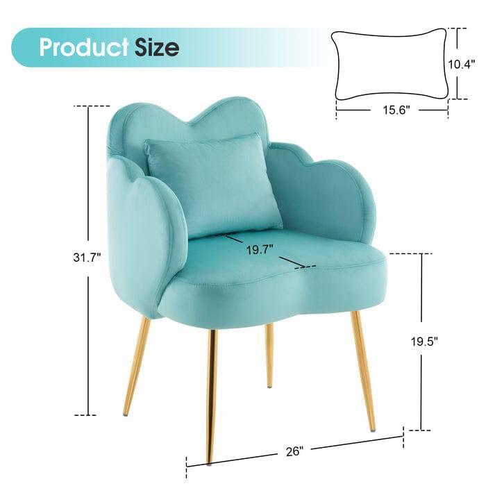 Professional Cotton Candy Manicure Chair for Salon & Spa - Ergonomic Nail Salon Stool with Adjustable Height - Perfect for Pedicures, Manicures, and Beauty Treatments