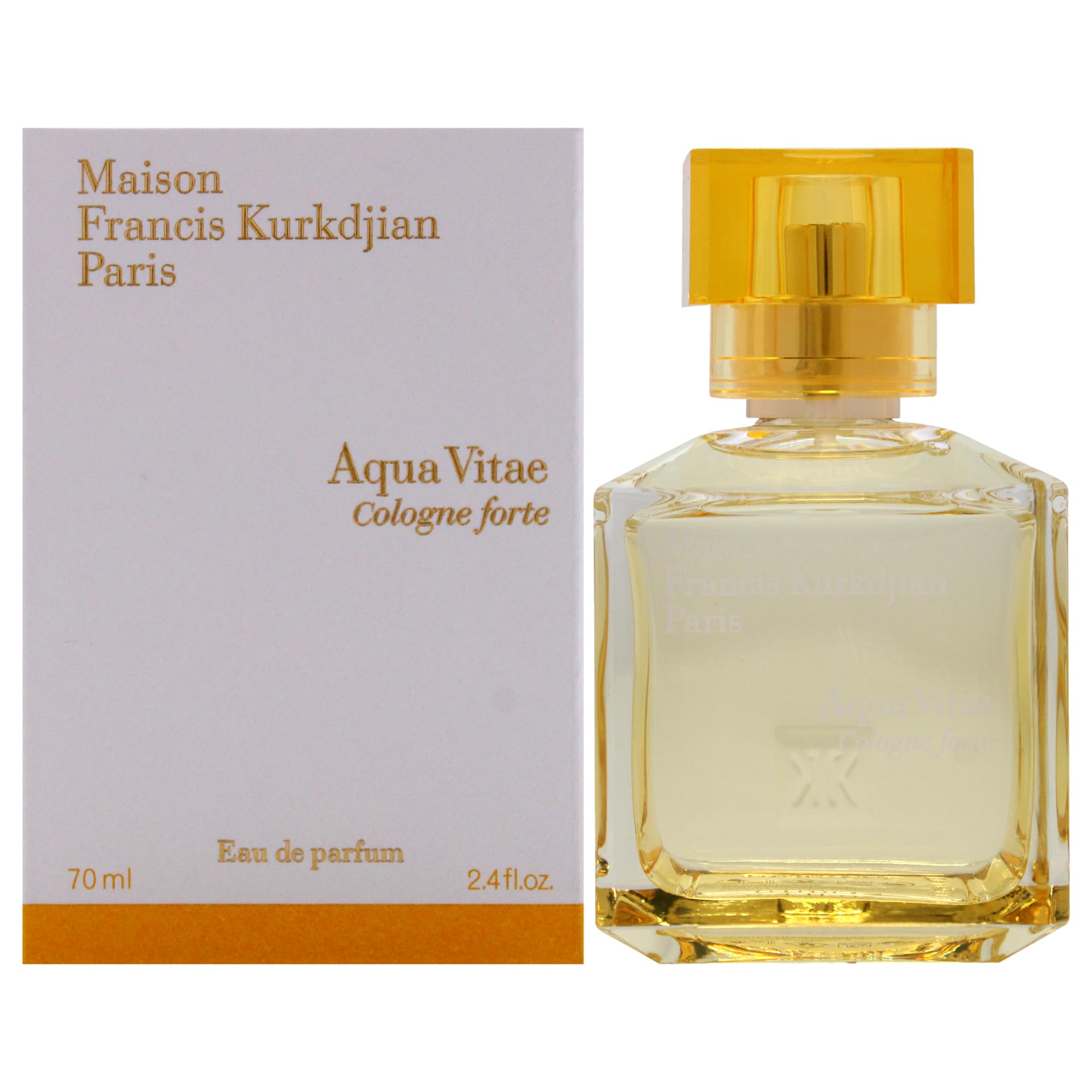 Maison Francis Kurkdjian Aqua Vitae Cologne Forte Unisex Eau de Parfum - 2.4 oz / 70ml Luxury Perfume Spray for Men & Women | Daytime Wear, Office, Date Night & Special Occasions