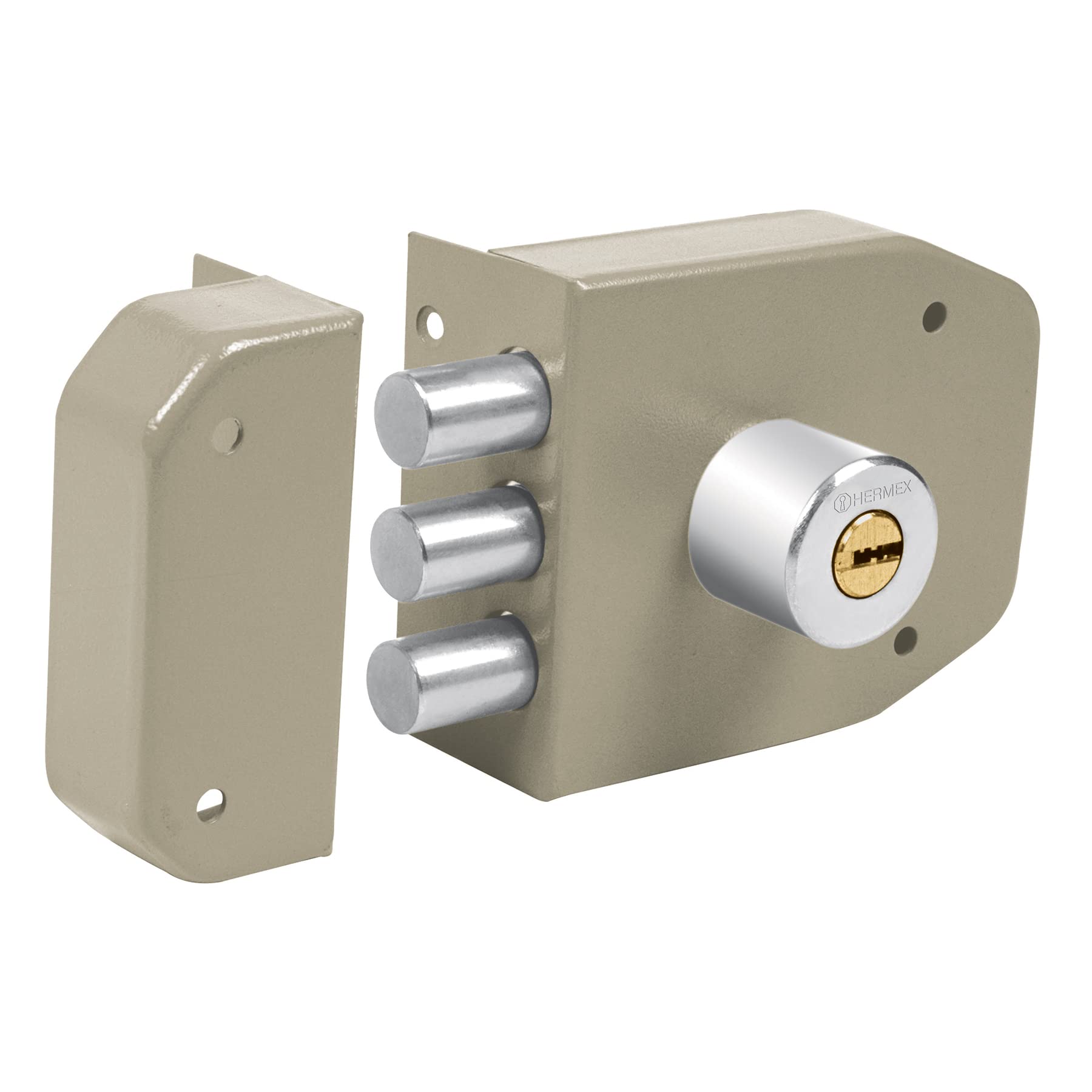 Heavy Duty 3-Bar Rim Lock - Secure Your Doors with Enhanced Protection | Ideal for Home, Garage, and Shed Security