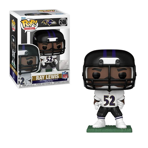 Funko Pop! Baltimore Ravens Ray Lewis #246 Vinyl Figure - NFL Football Collectible for Fans & Sports Memorabilia Enthusiasts - Perfect for Home Display, Office Decor, and Gifts
