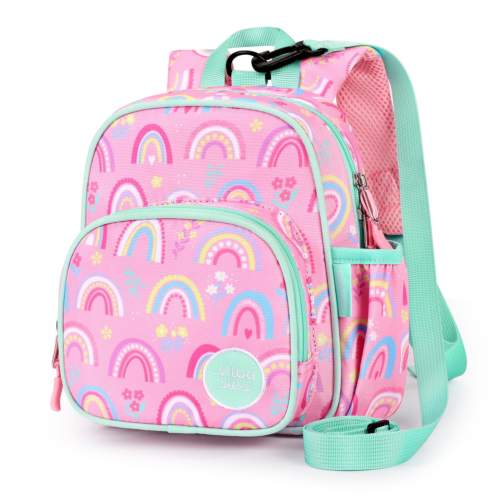 Toddler Backpack Leash 1-3 Years | Anti-Lost Harness for Girls - Rainbow | Park & Travel Safety