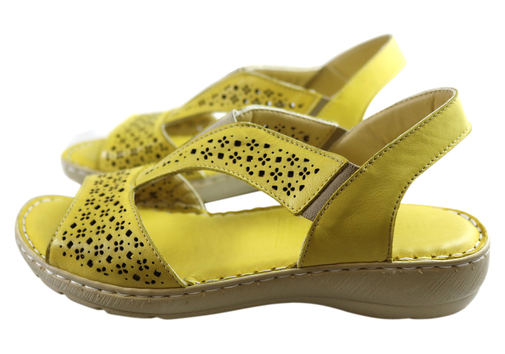 Orizonte Thera Women's Comfortable Leather Sandals - European Style Casual & Dressy Footwear for Summer Walking, Travel, and Beach Vacations