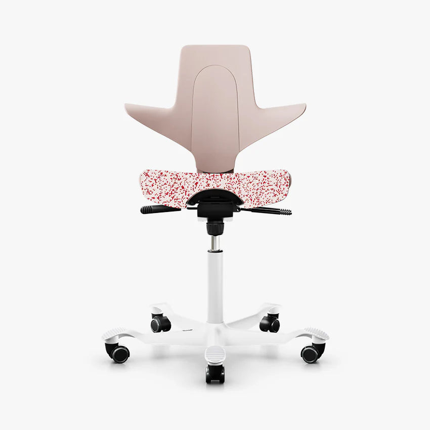 HÅG Capisco Puls 8020 Ergonomic Office Chair - Kvadrat Galaxy Special Edition - Adjustable Height & Tilt for Home & Workspace Comfort