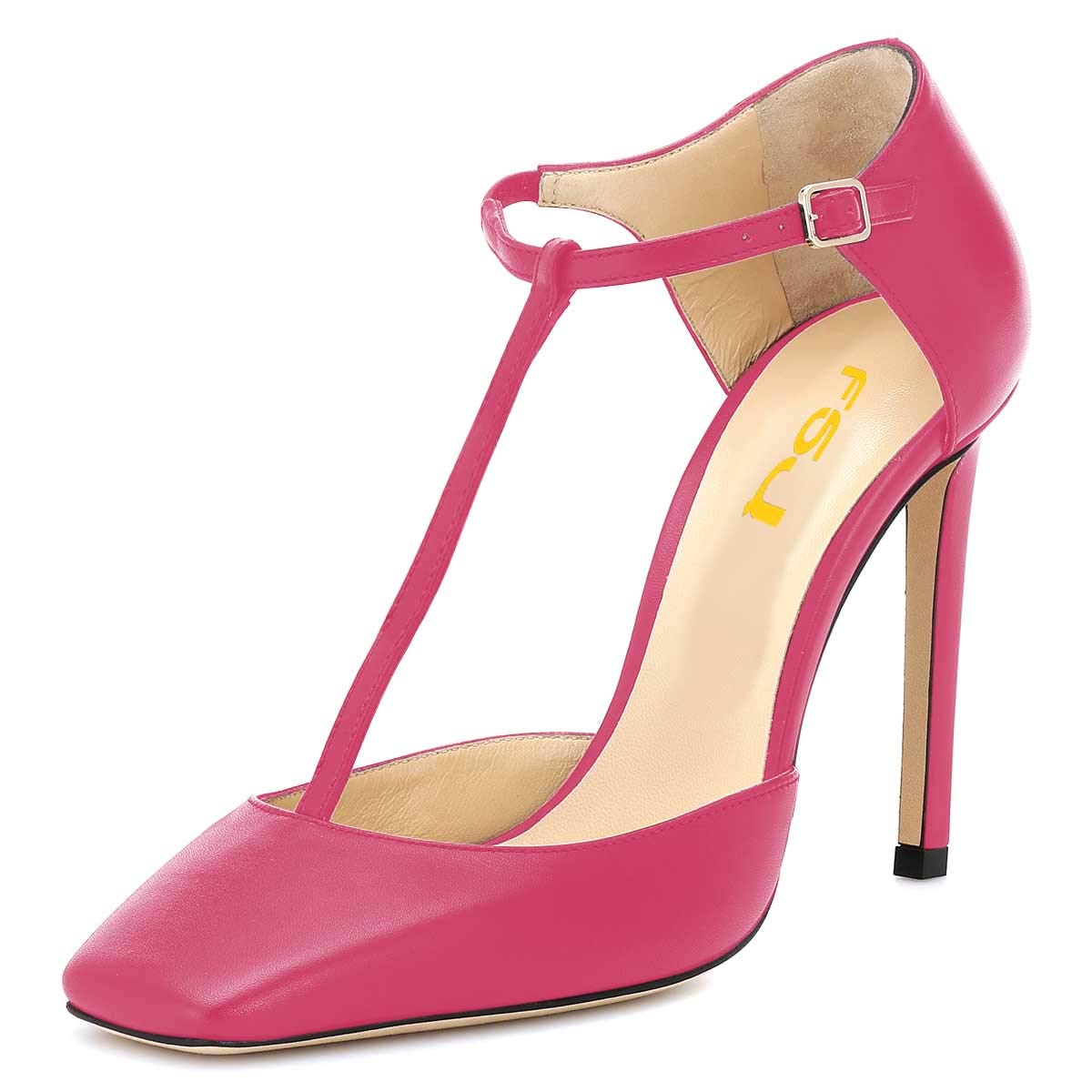 FSJ Women's Fashion Low Kitten Heels Pointed Toe Slingback Sandals - Comfortable Dress Shoes for Office, Party & Wedding Occasions