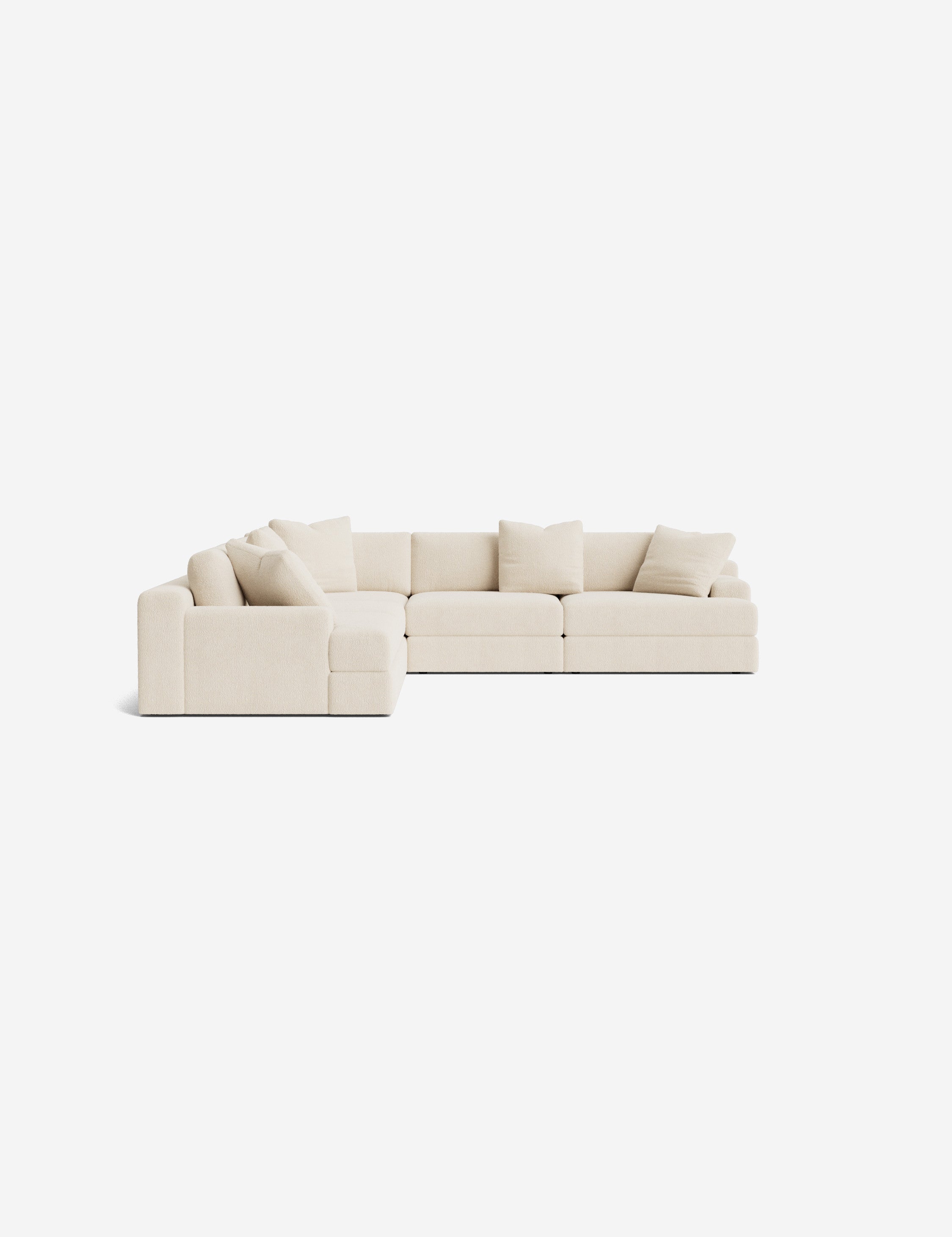 Felton Corner Sectional Sofa - Modern L-Shaped Couch with Reversible Chaise, Soft Fabric Upholstery for Living Room, Family Room & Small Spaces - Perfect for Relaxing, Movie Nights & Entertaining Guests