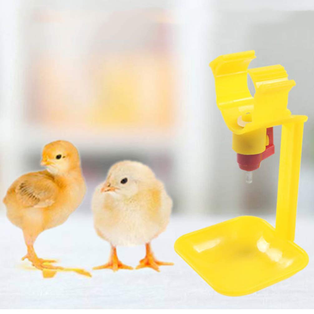 DOITOOL 20Pcs Automatic Chicken Water Feeder - Poultry Drinking Cups for Chickens, Ducks, Geese - BPA-Free Plastic Water Dispenser for Coops, Farms & Backyard Poultry Raising