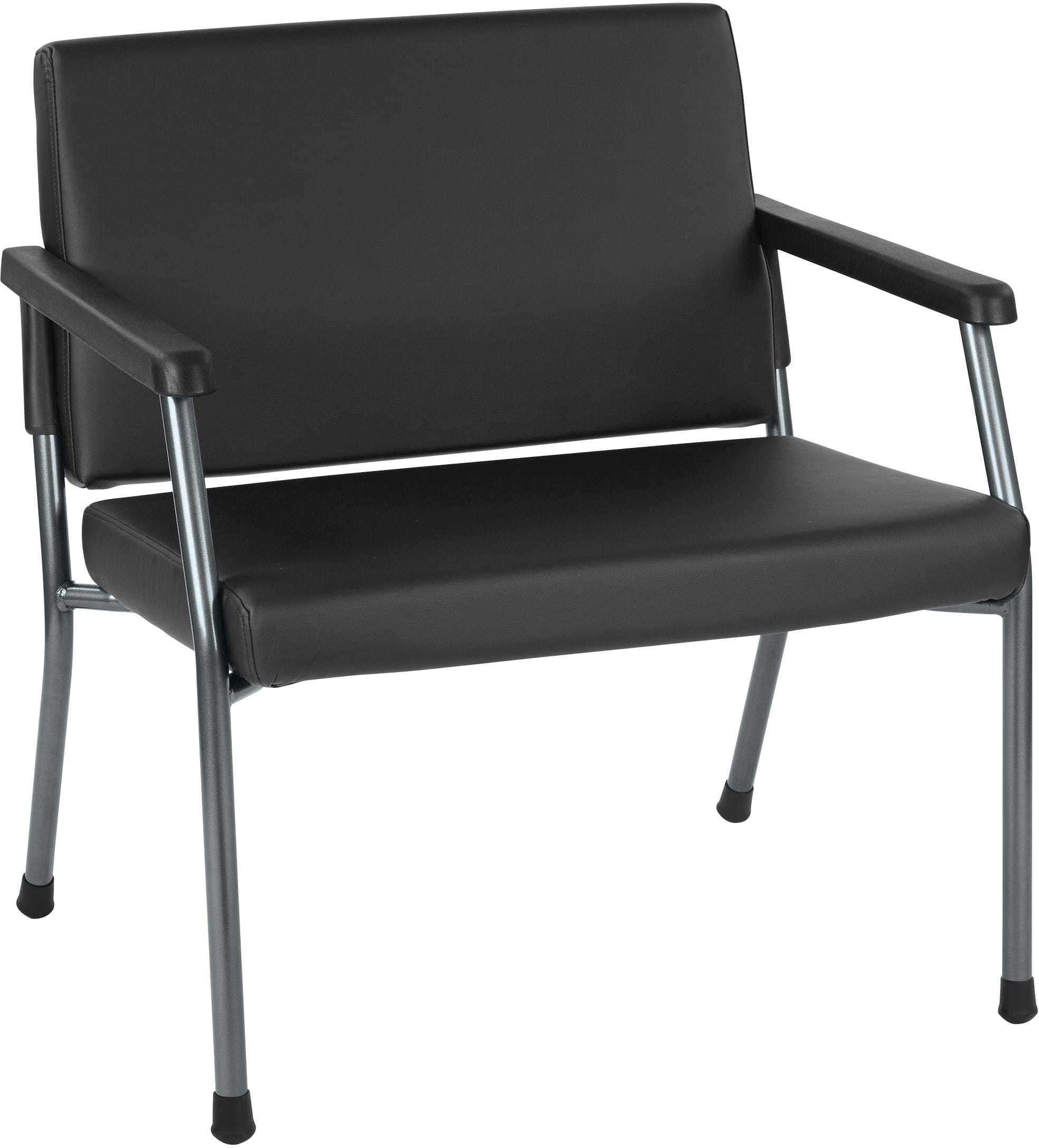 Office Star Bariatric Big & Tall Guest Chair - Heavy Duty 500 lbs Capacity, 29
