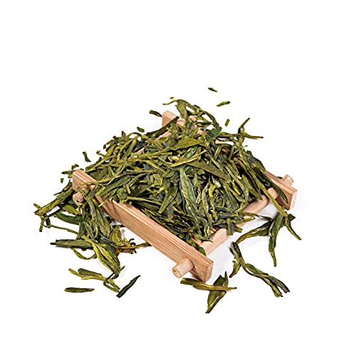 Premium LongJing Dragon Well Loose Leaf Green Tea - 100% Natural Organic West Lake Chinese Tea, No Additives - Brew Hot or Iced (35.2OZ/2.2LB/1000g) - Perfect for Relaxation, Meditation & Healthy Lifestyle