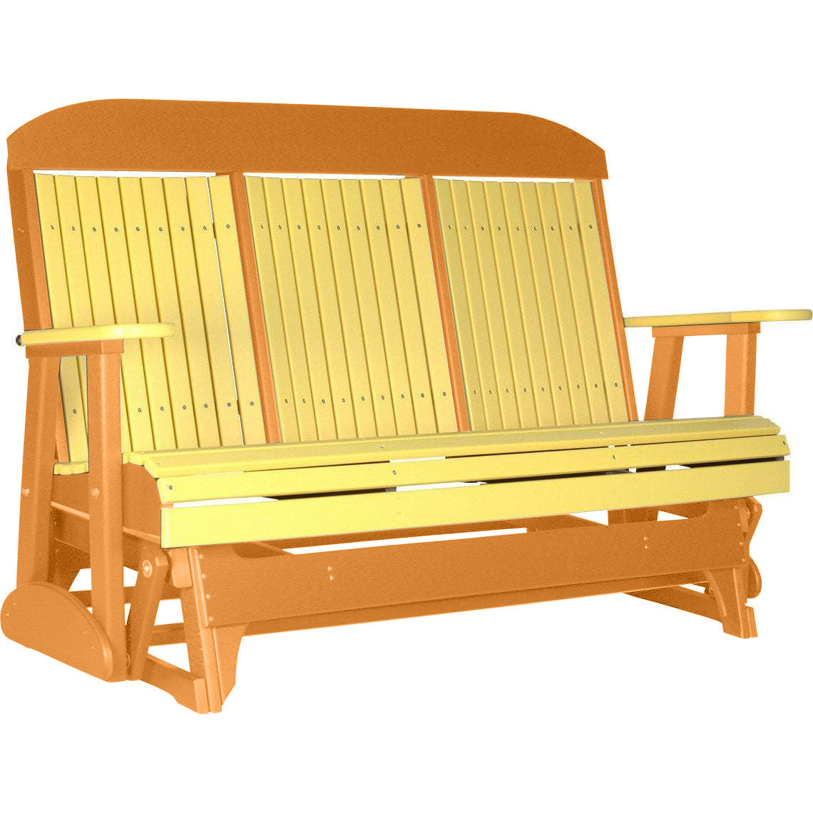 Yellow on Tangerine