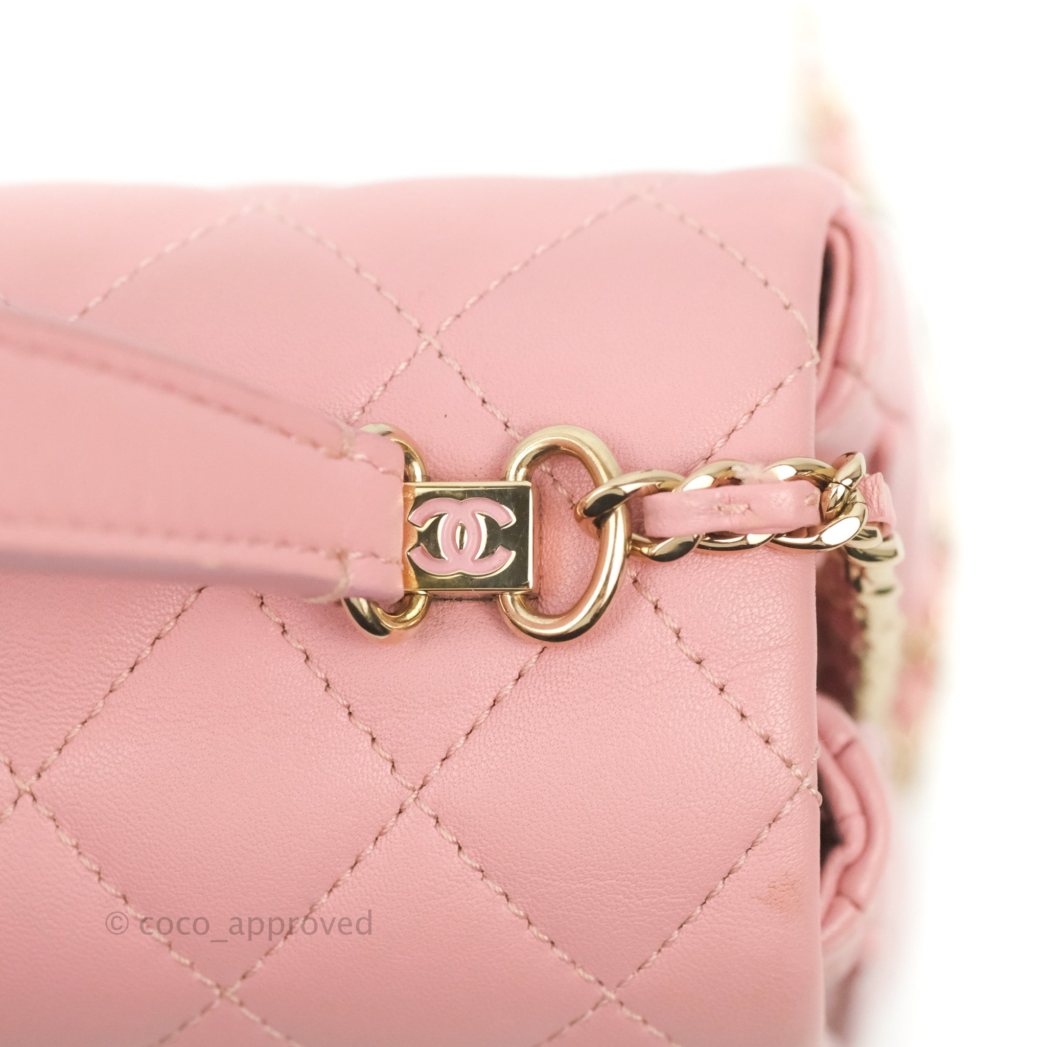 Chanel Citizen Chic Mini Flap Bag in Pink Lambskin with Gold Hardware - Perfect for Date Nights & Special Occasions