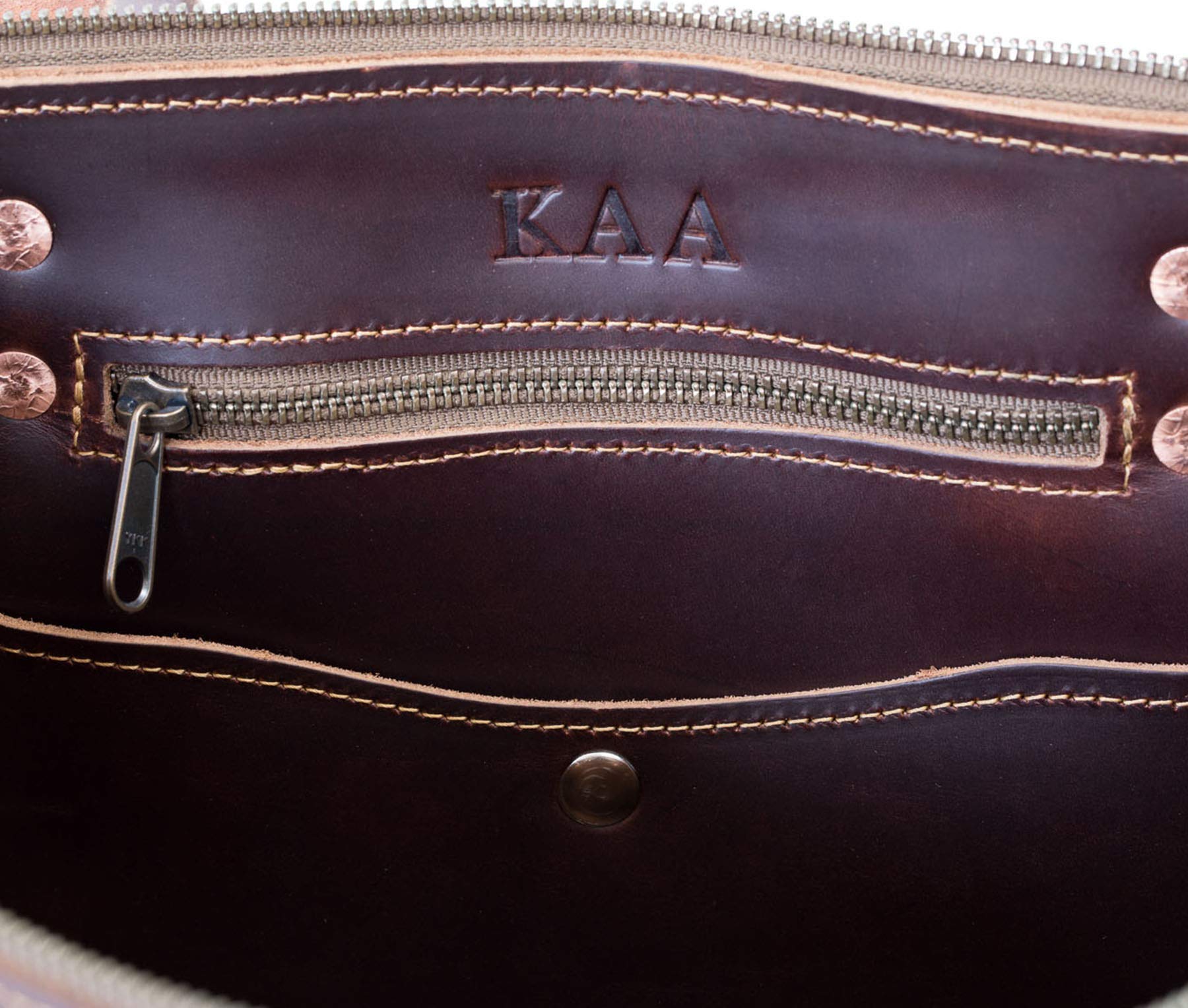 Premium Genuine Leather Tote Bag for Women - Handcrafted in USA - Monogrammed Designer Handbag & Purse - Perfect for Work, Travel & Everyday Use