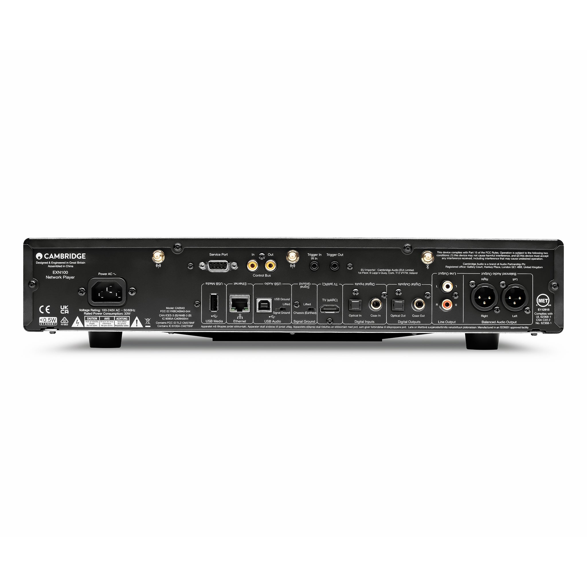 Cambridge Audio EXN100 High-Fidelity Network Audio Player - Stream Hi-Res Music for Home Theater & Audiophile Listening