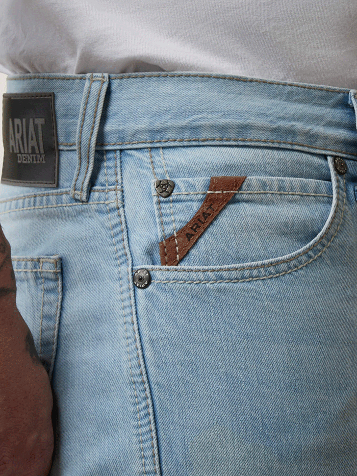 Ariat Men's M7 Slim Toro Straight Jean - Cali Ultralight Denim Pants for Work & Casual Wear | Comfortable Slim Fit for Everyday Use & Outdoor Activities