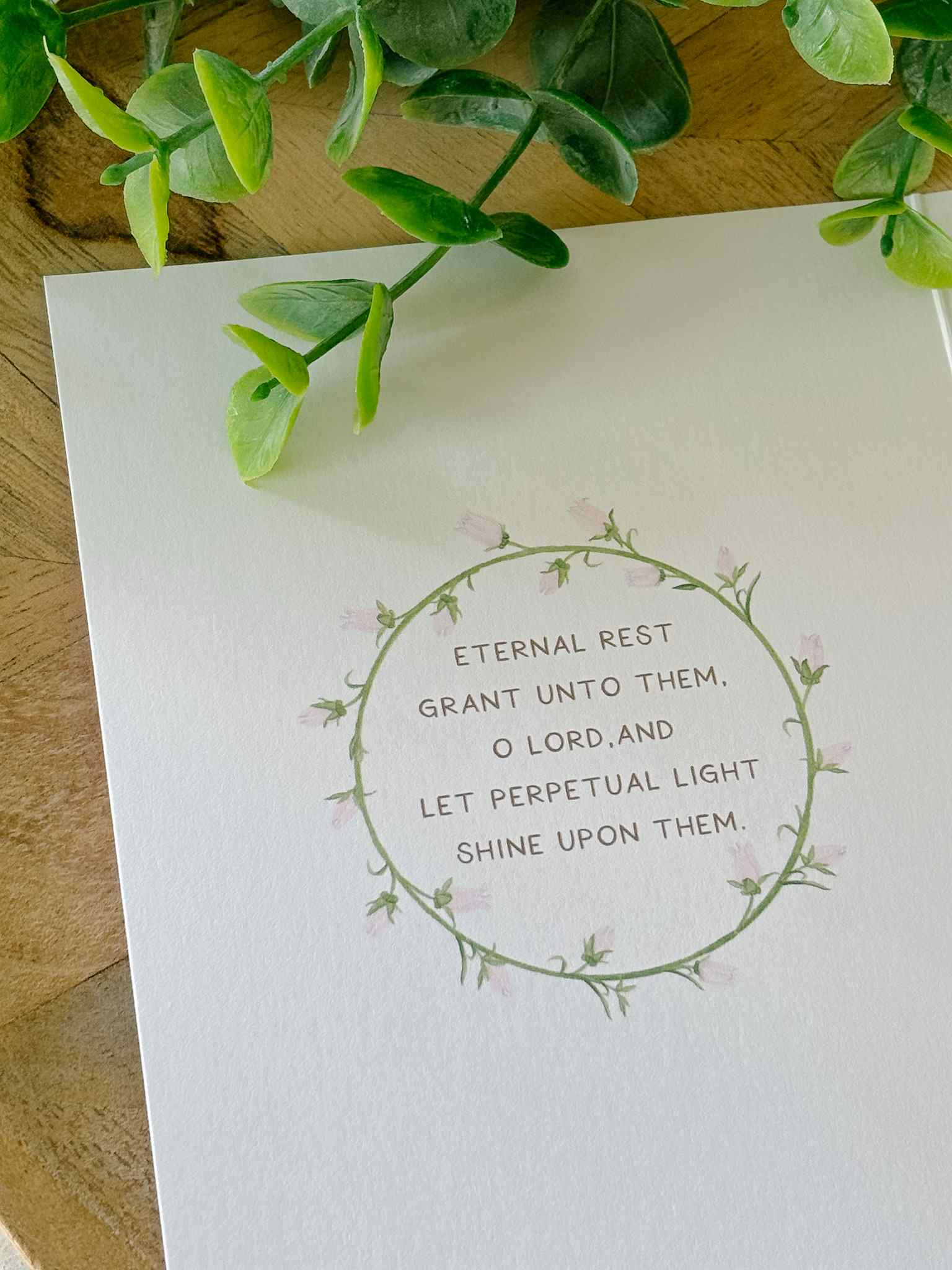 Heartfelt Condolences Rosary Card Set of 4 - Sympathy Prayer Cards for Funeral, Memorial Service & Catholic Grieving Support