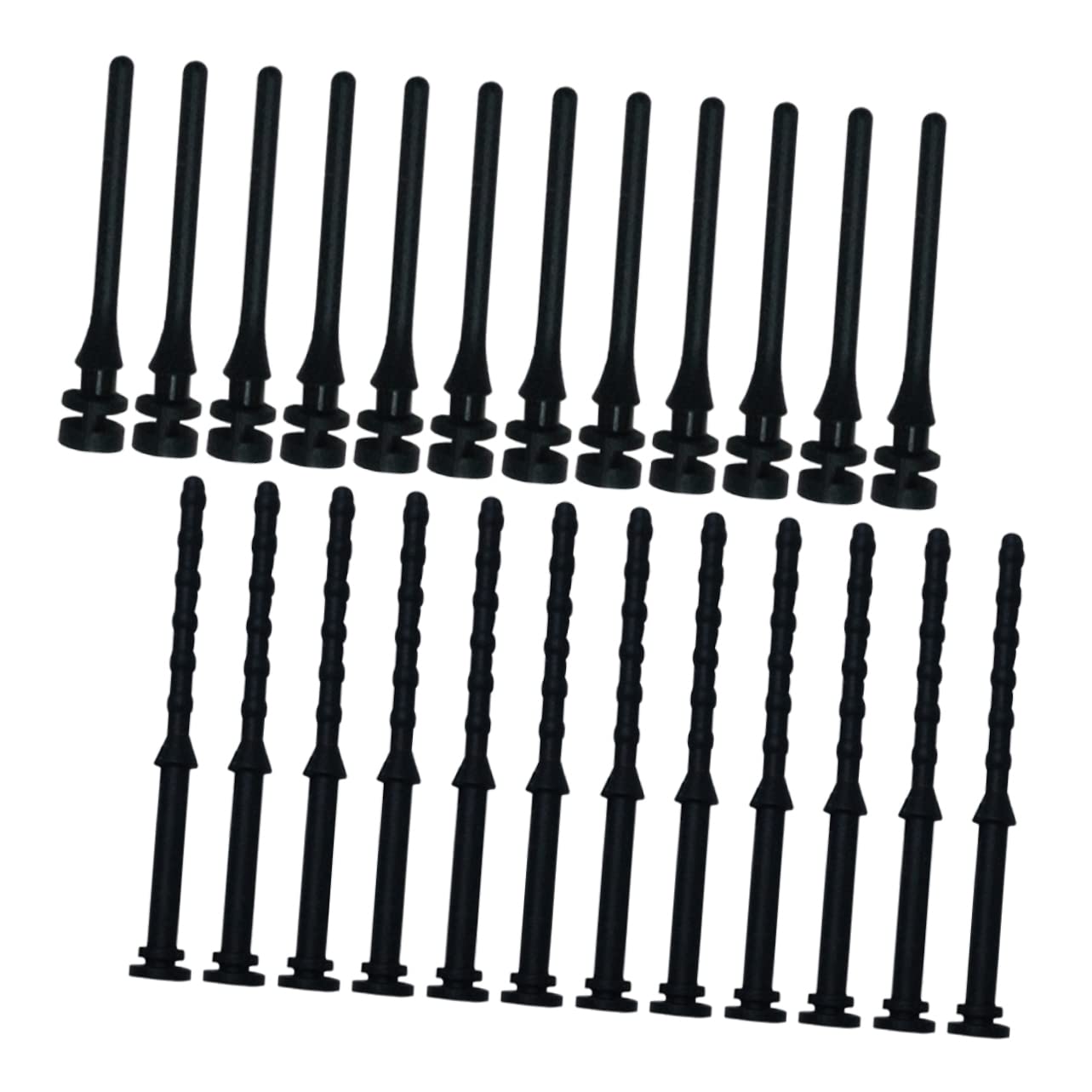 MOLUCKFU 24pcs Silicone Anti-Noise PC Case Screws for Quiet Fan Installation