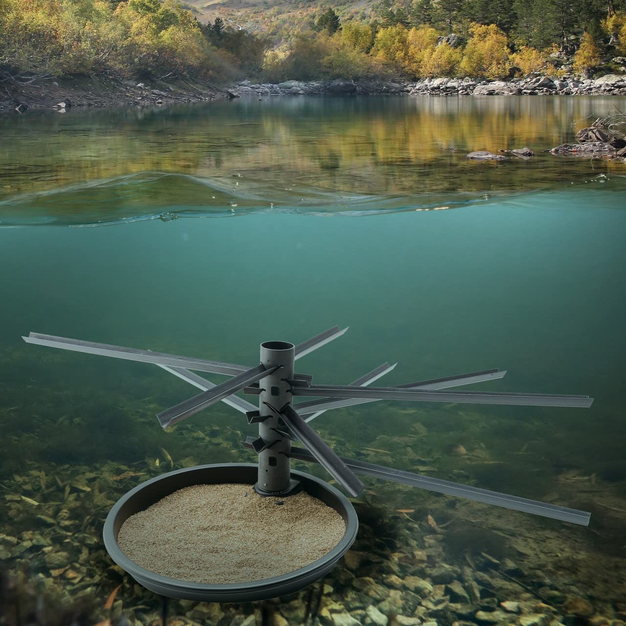 MossBack Fish Habitat Spawning Bed - Artificial Fish Attractor for Bass, Crappie & Game Fish in Lakes & Ponds | Perfect for Freshwater Fishing & Underwater Ecosystem Enhancement