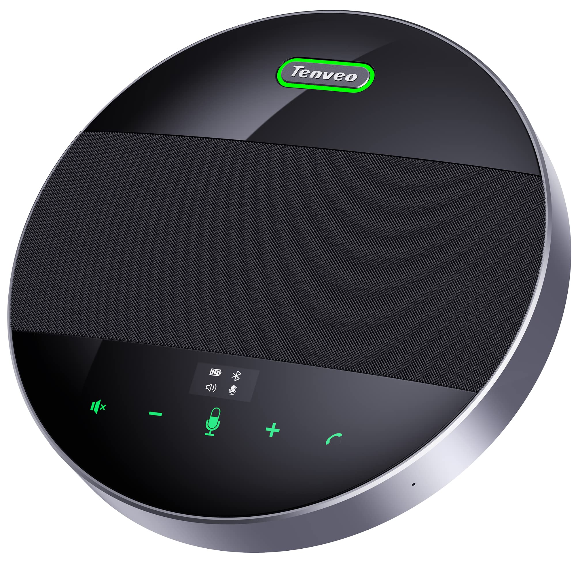 Tenveo MagiCall Conference Speaker with Microphone - Bluetooth/Wireless/USB Omnidirectional Speakerphone with Noise Cancellation & 360° Pickup for 10-15 People - Perfect for Online Meetings, Webinars & Remote Team Collaboration