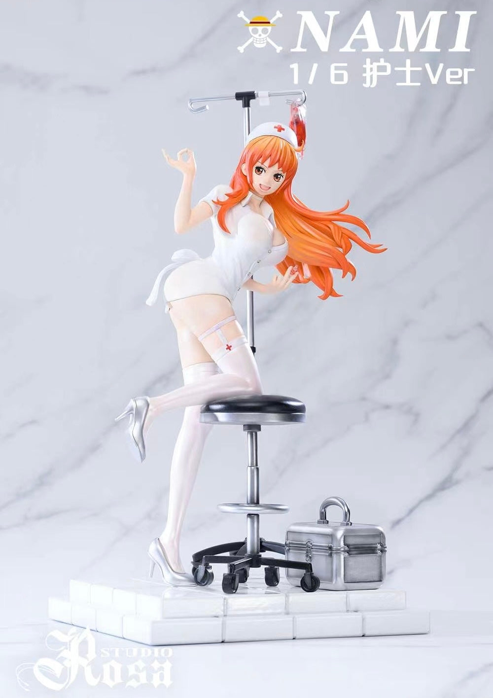 Rosa Studio Nurse Nami Cosplay Costume - One Piece Anime Halloween Outfit for Women | Perfect for Cosplay Events, Halloween Parties, and Anime Conventions