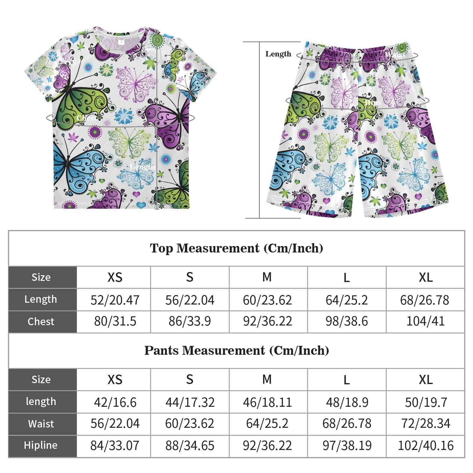 Spring & Summer Butterfly Print Boys Clothes Set - Cute Shorts Outfits for Toddler Boys & Girls | Playwear for Outdoor Activities & Casual Wear