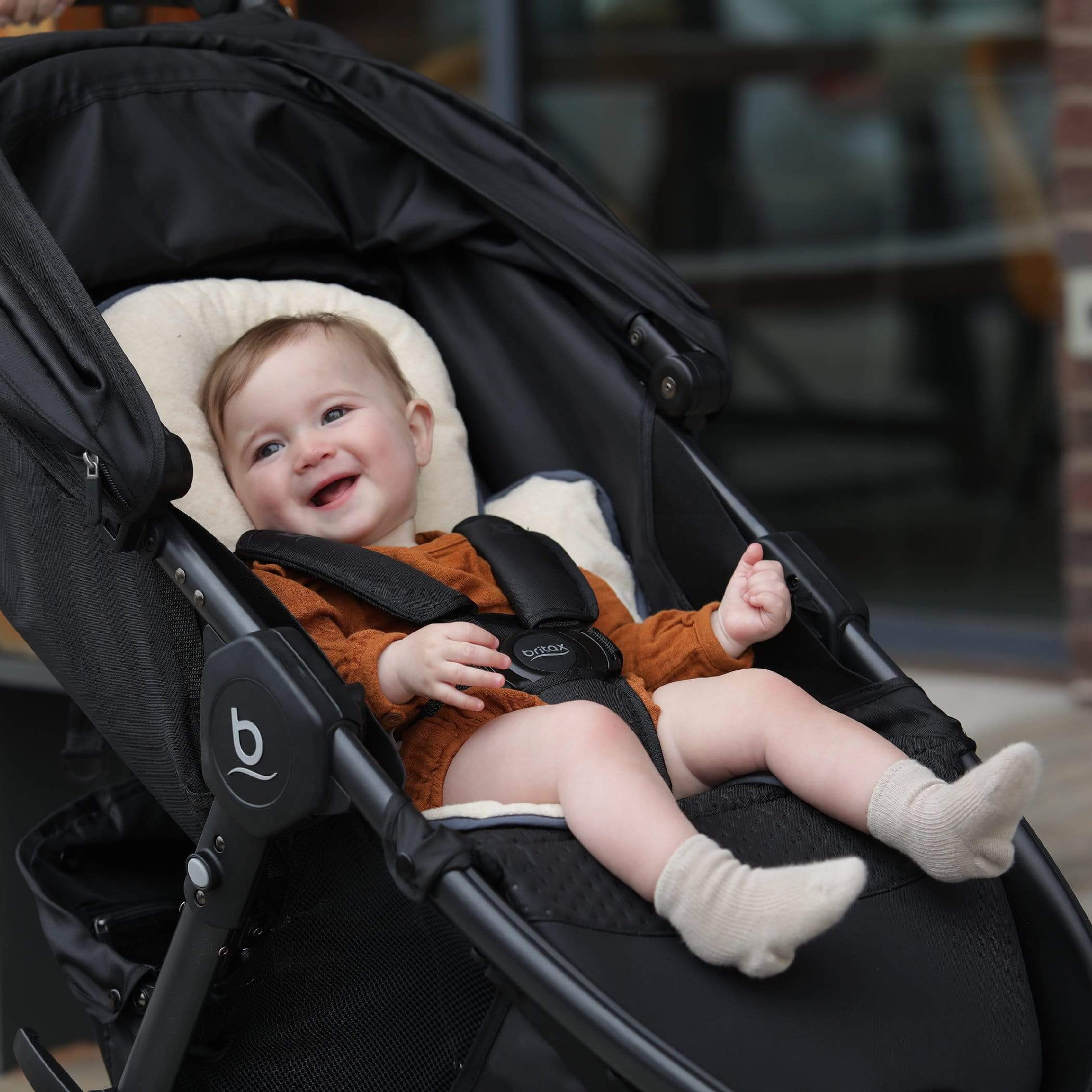 Britax Head & Body Support Pillow for Babies - Soft & Comfortable Infant Travel Pillow for Car Seats, Strollers & Airplane - Newborn & Toddler Neck Support Cushion