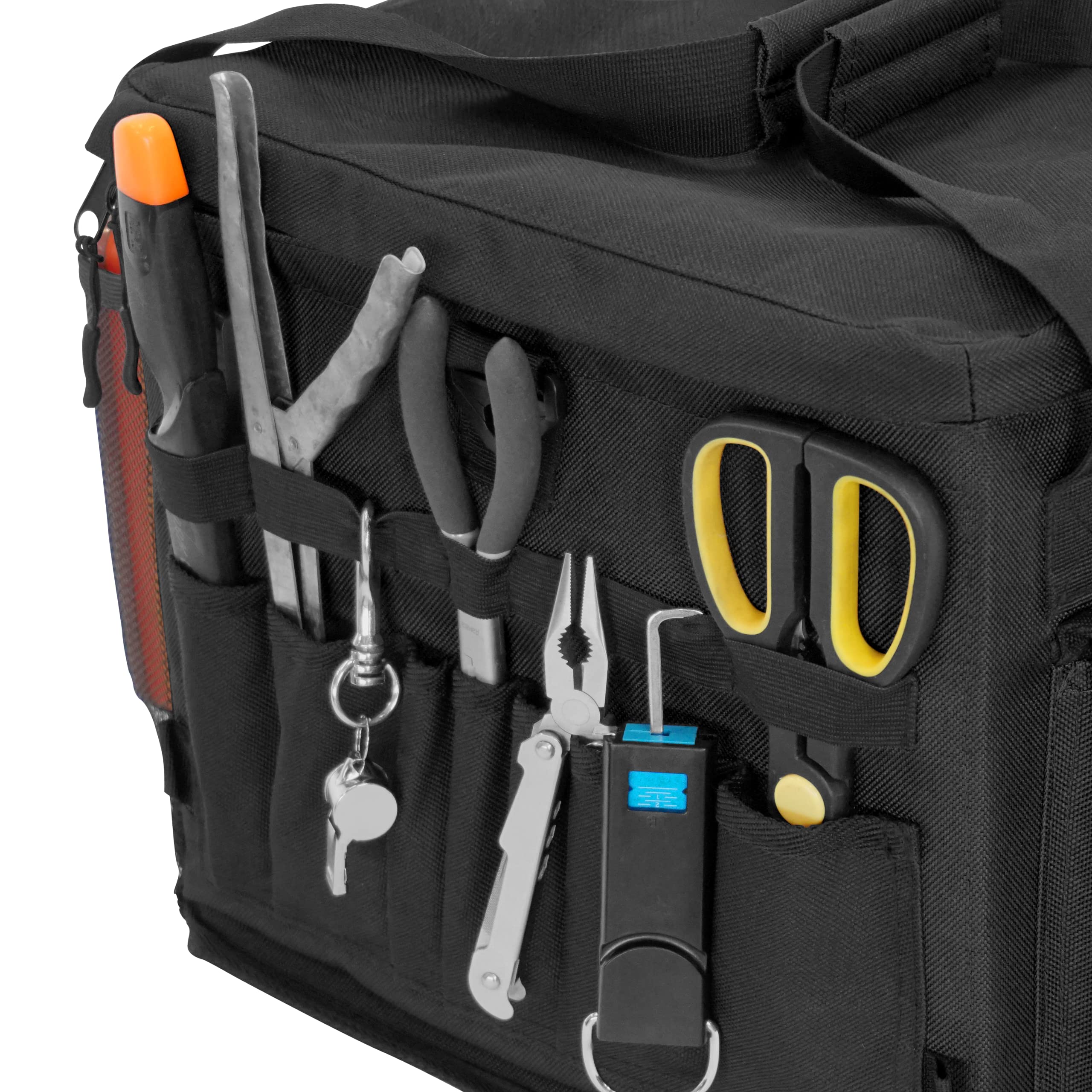 Pelican Exocrate Fishing Bag - Large Saltwater Resistant Tackle Storage Bag for Kayak Fishing - Durable Waterproof Gear Organizer - Perfect for Kayak Anglers & Boat Fishing Trips
