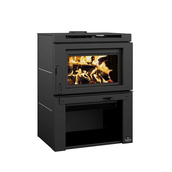 Osburn Matrix EPA Certified Wood Burning Stove with Blower - Efficient Heating for Homes, Cabins & Outdoor Living Spaces