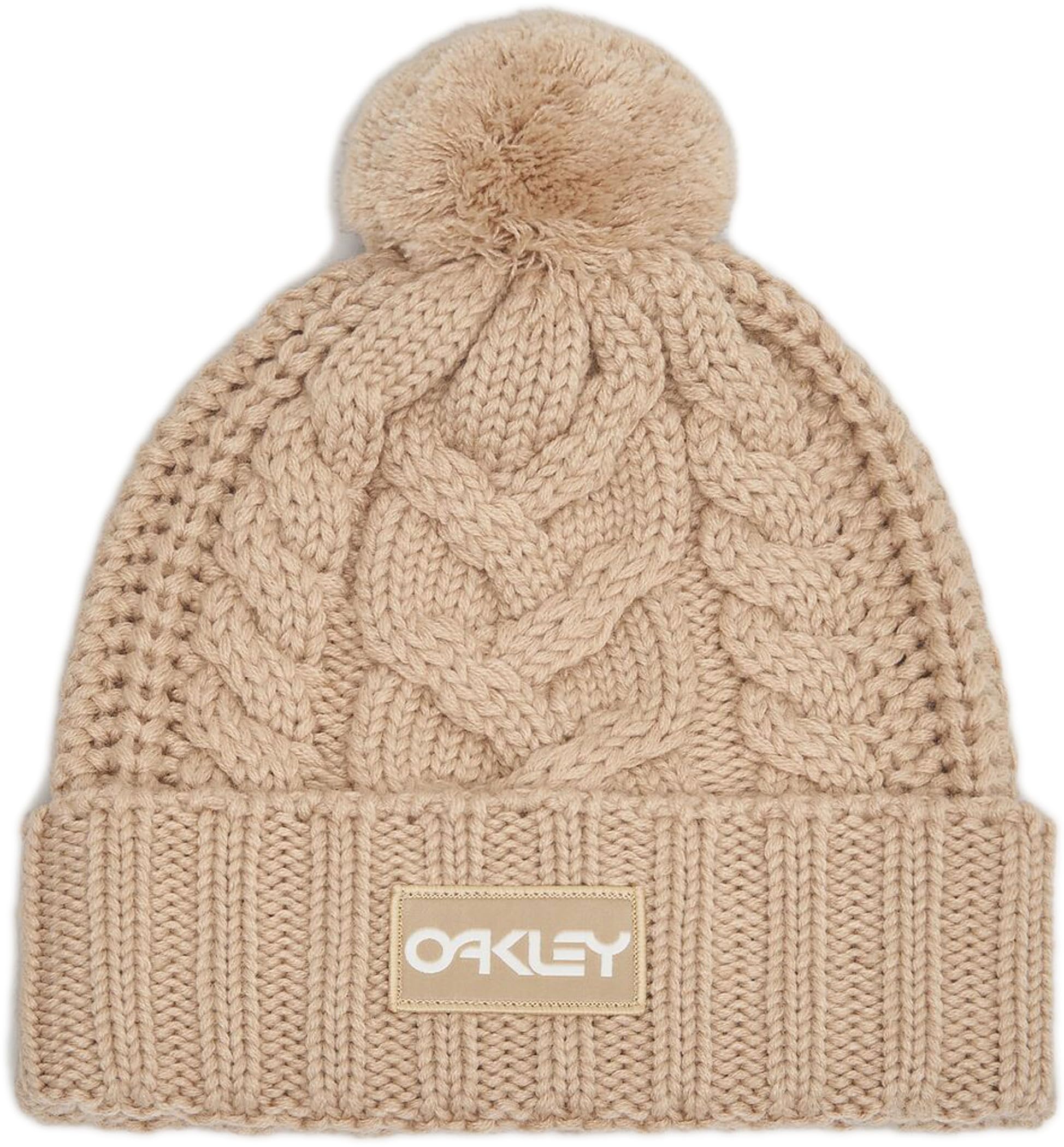 Oakley Women's Harper Pom Beanie - Winter Knit Hat for Women, Soft Warm Fleece Lined Beanie for Skiing, Snowboarding & Outdoor Activities