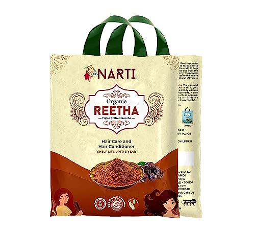 **Organic Reetha Powder for Hair Wash & Growth - 300g (0.3 kg) | Natural Soap Nut Powder for Shiny, Healthy Hair | Ideal for DIY Shampoo, Scalp Care & Hair Treatment**