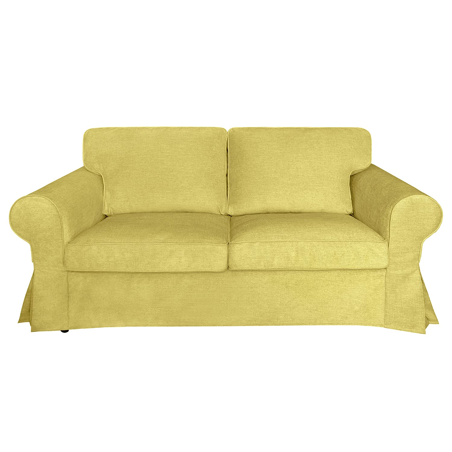 CRIUSJA Sofa Slipcover for IKEA Ektorp Loveseat - 2 Cushion Couch Cover with Cushion Covers (8018-9, Loveseat) - Washable Stretchable Furniture Protector for Living Room, Bedroom & Office
