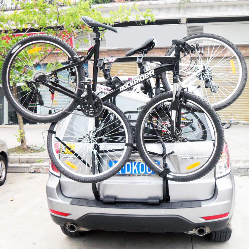 YUEWO 2-Bike Hitch Mount Rack for SUV & Car - Heavy Duty Bicycle Carrier for Road, Mountain & Kids Bikes - Perfect for Camping, Road Trips & Outdoor Adventures