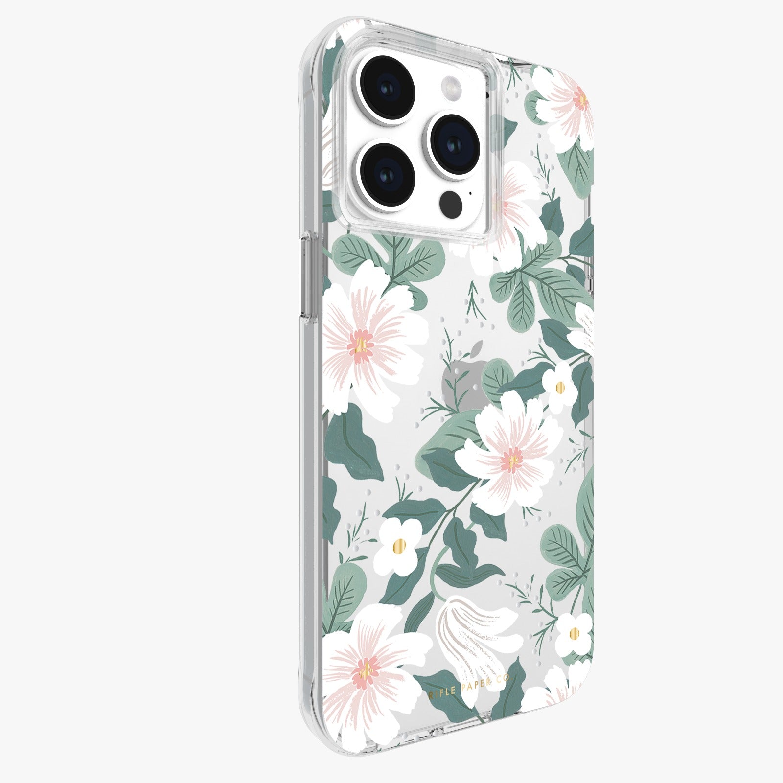 Case Mate Rifle Paper Co. Willow MagSafe Compatible iPhone 15 Pro Case - Floral Design Protective Phone Cover for Everyday Use, Travel & Work