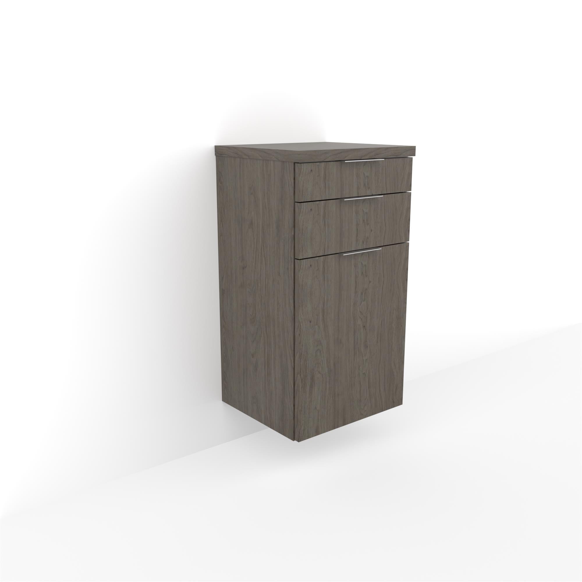 Aspen Floating Styling Station - Adjustable Salon Makeup Vanity with LED Lights & Storage | Perfect for Home Salon, Beauty Room & Professional Stylists