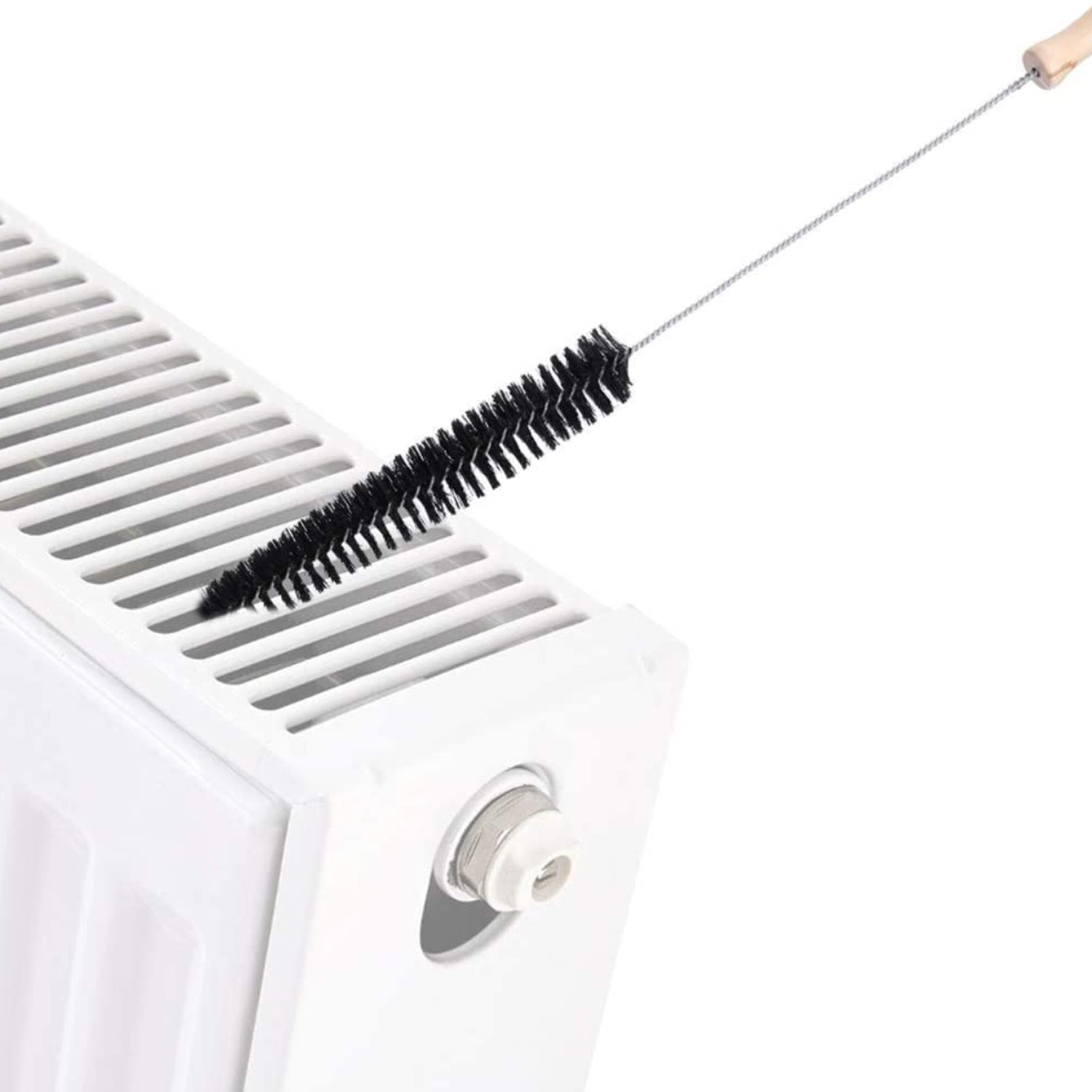 Stainless Steel Wire Brush for Dryer Lint Removal - Flexible Vent Cleaning Brush with Long Coil for Dryer, Fridge, AC & Home Appliances - Perfect for Lint Trap Cleaning & Appliance Maintenance