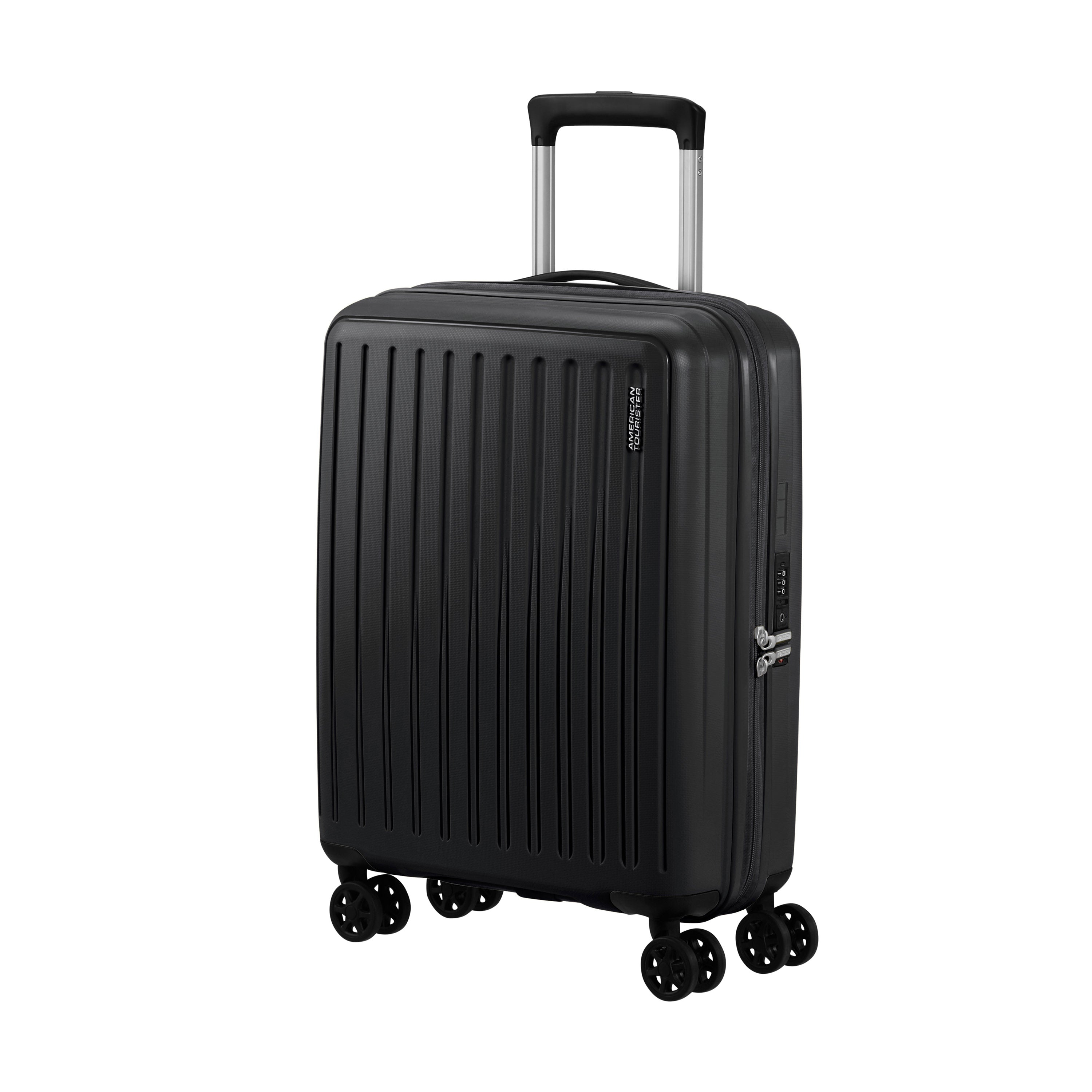 American Tourister Rejoy Expandable Spinner Carry-On Luggage - Lightweight Suitcase for Air Travel, Business Trips & Weekend Getaways