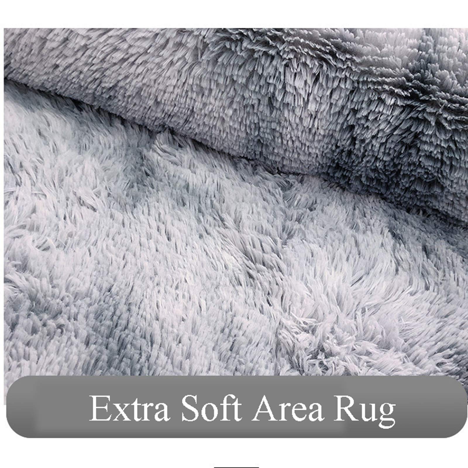 Ultra Soft Plush Faux Fur Area Rug 3'3
